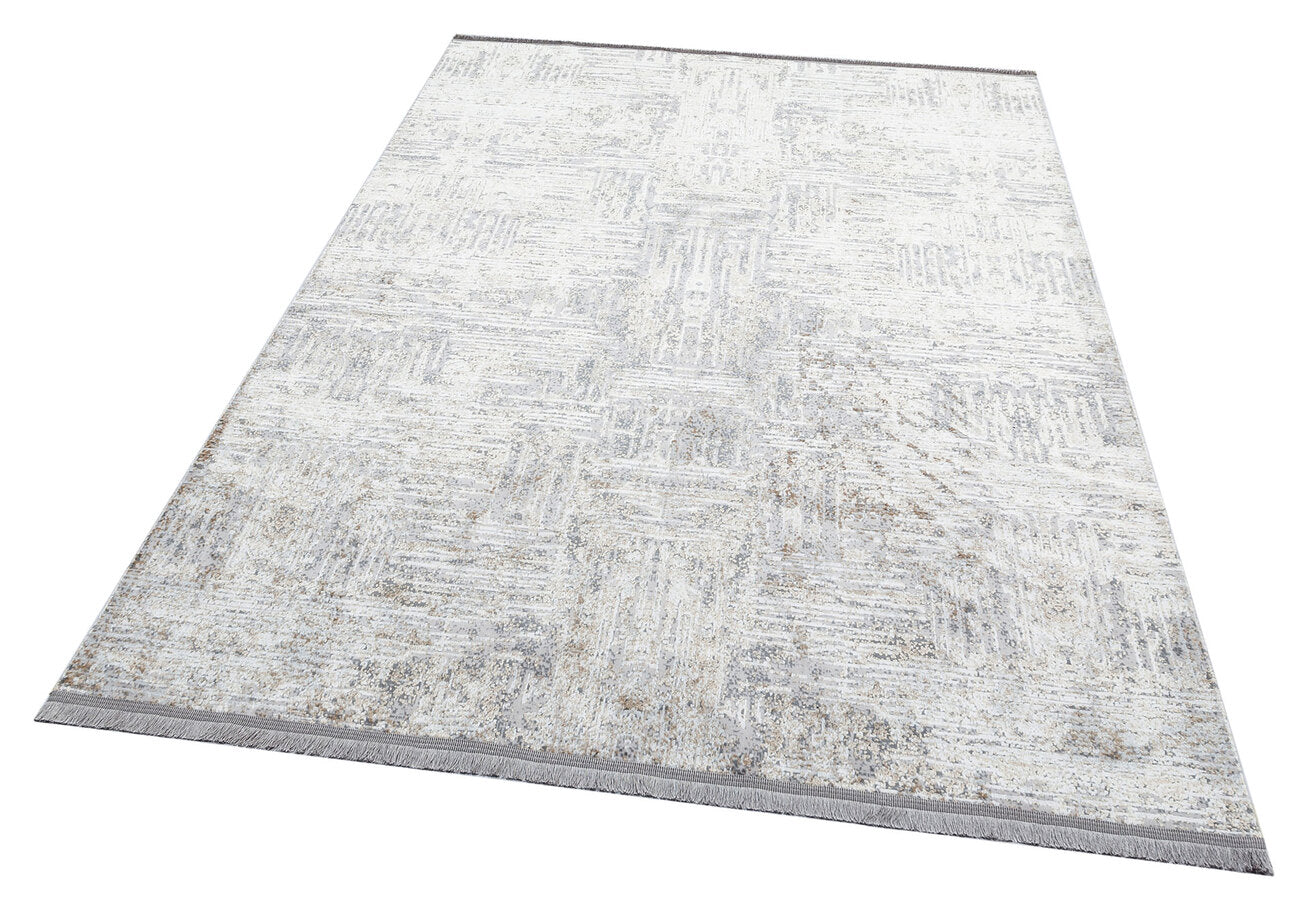 ST 08 BEIGE GOLD XW - SATEEN - Hav Toz Vermez Yıkanabilir Kaymaz İnce Dokuma Modern Halı