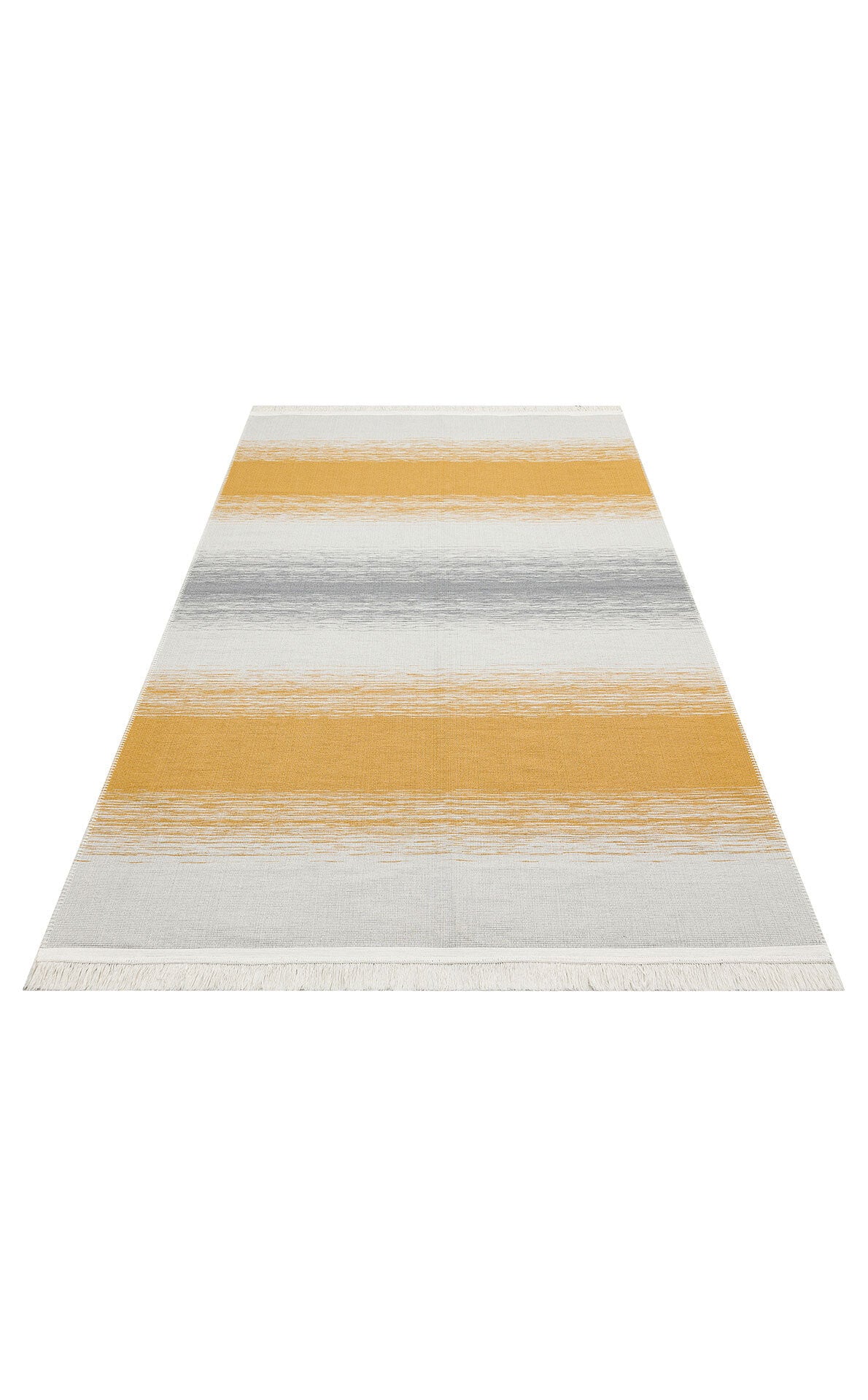 ARC 03 GREY YELLOW - ARYA CRAFT - Hav Toz Vermez Yıkanabilir Modern Desenli Dokuma Kilim