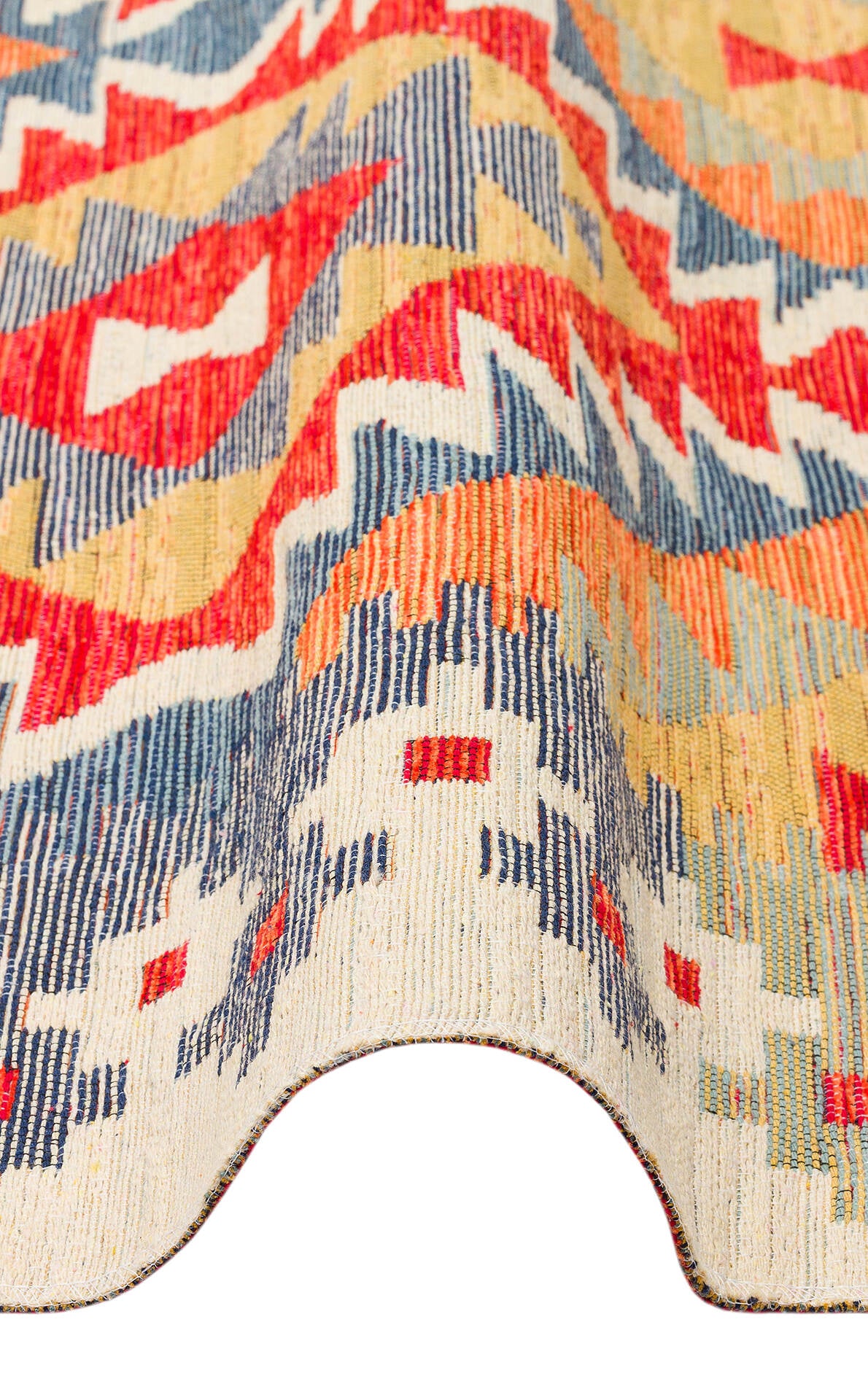 Nomad NMD 09 Çok Renkli - Çift Taraflı Yıkanabilir Kilim | Otantik Kilim