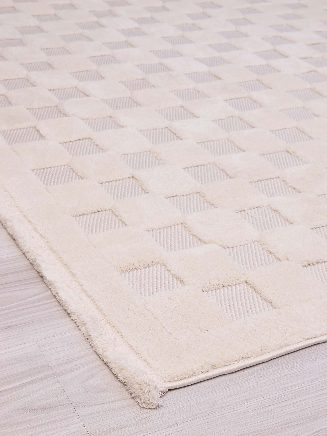 Orion 4211 Krem - Dokuma Halı | Flat Cut Desenli Salon Halısı