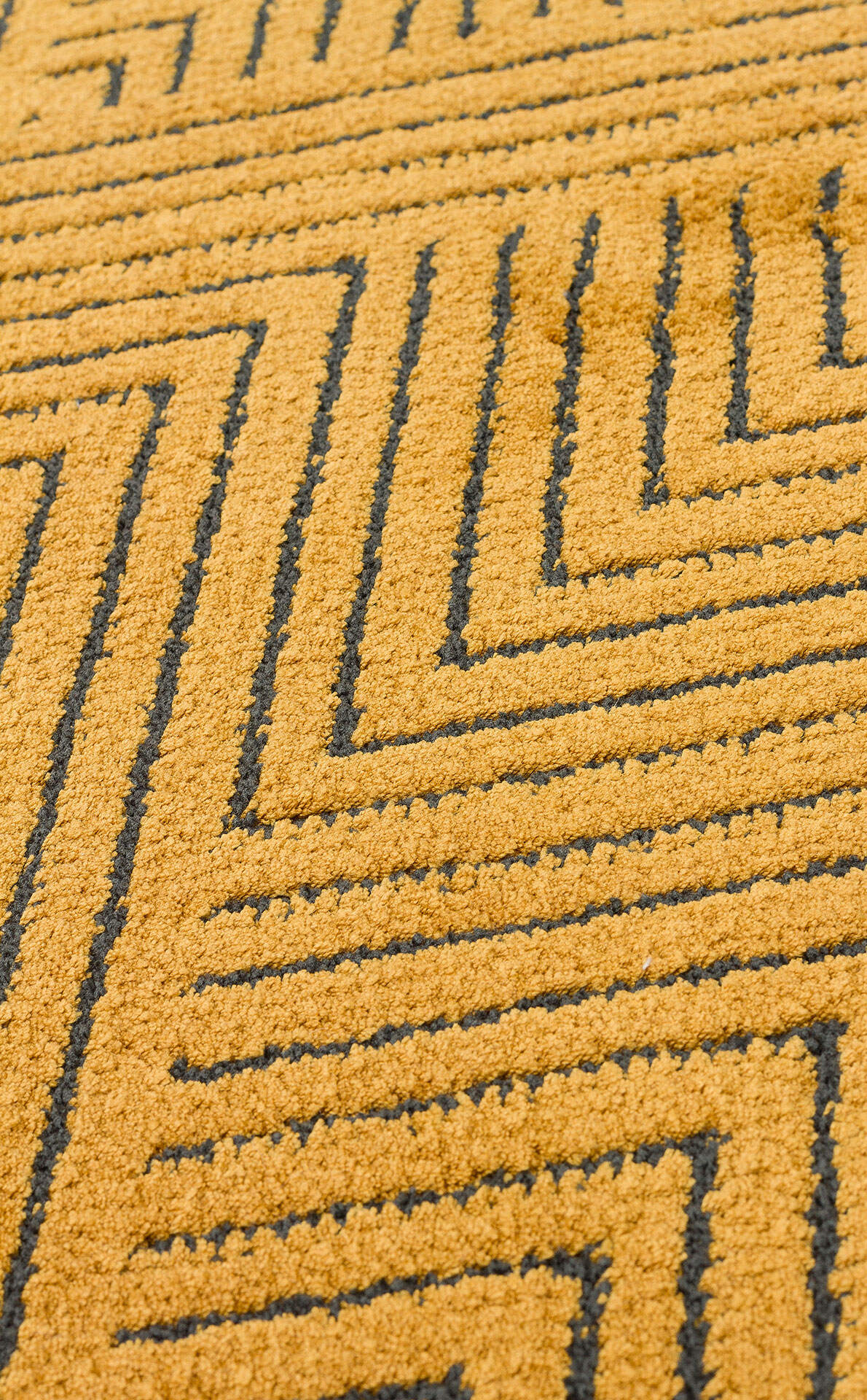 URB 01 GOLD - URBAN - Etnik Desenlere Sahip Hav Toz Vermez Yumuşak Dokulu Modern Halı