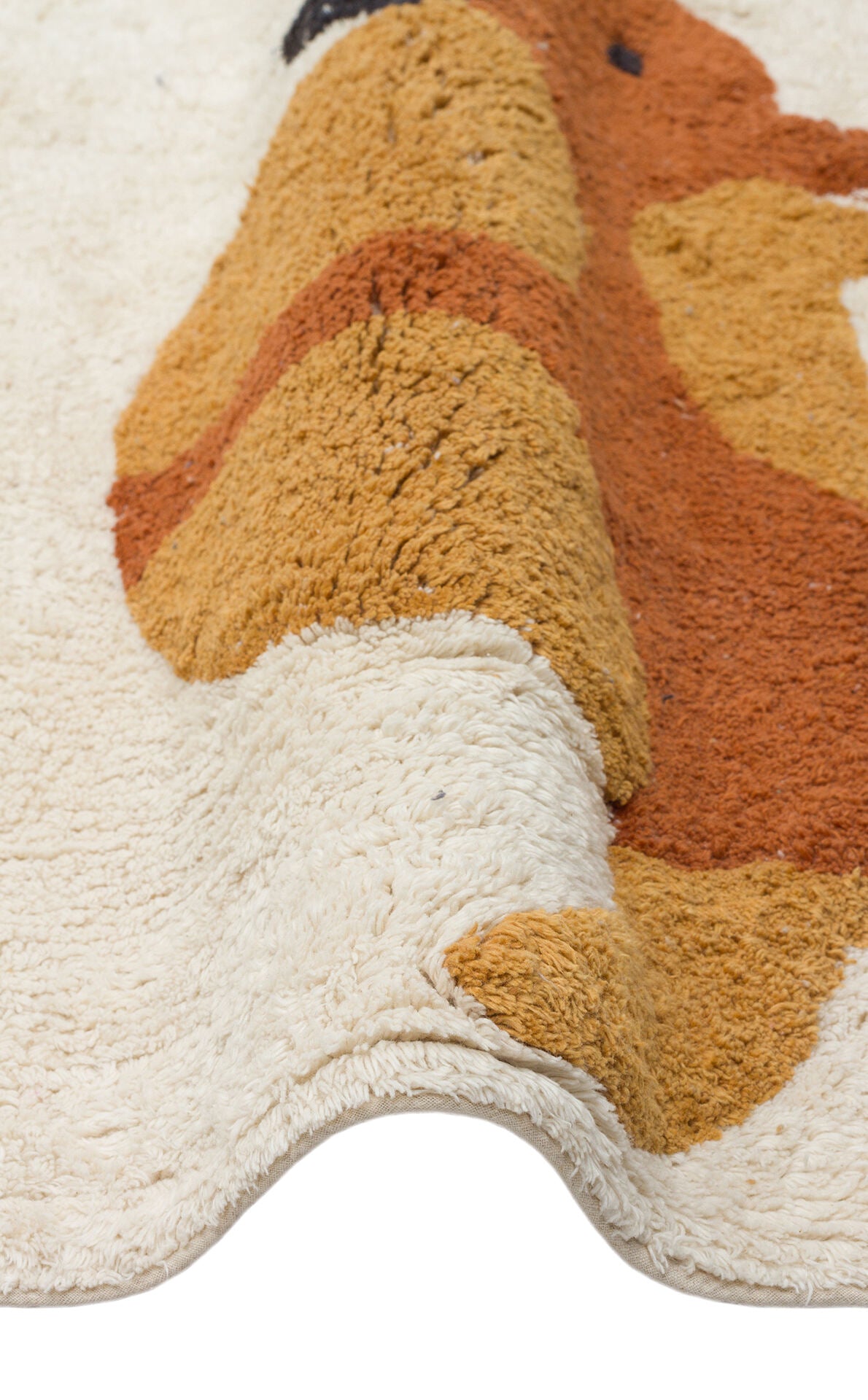 Cotton Boon XXW CBN 08 Çok Renkli - Yıkanabilir Kaymaz Naturel Pamuk Bebek Halısı