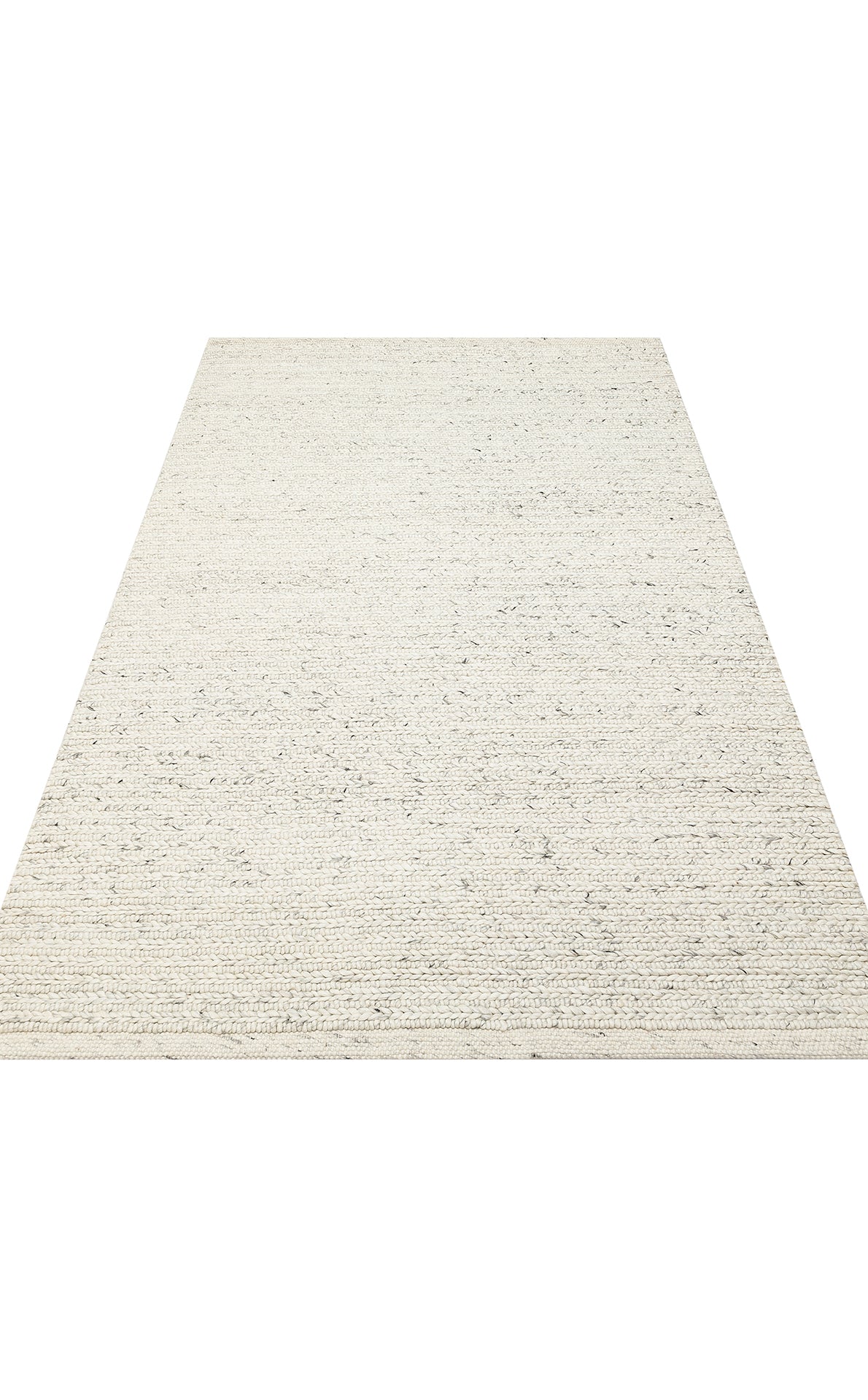 JD 07 L.GREY - JADE - Naturel Kazak Örgü Desenli El Dokuma Örgü Halı