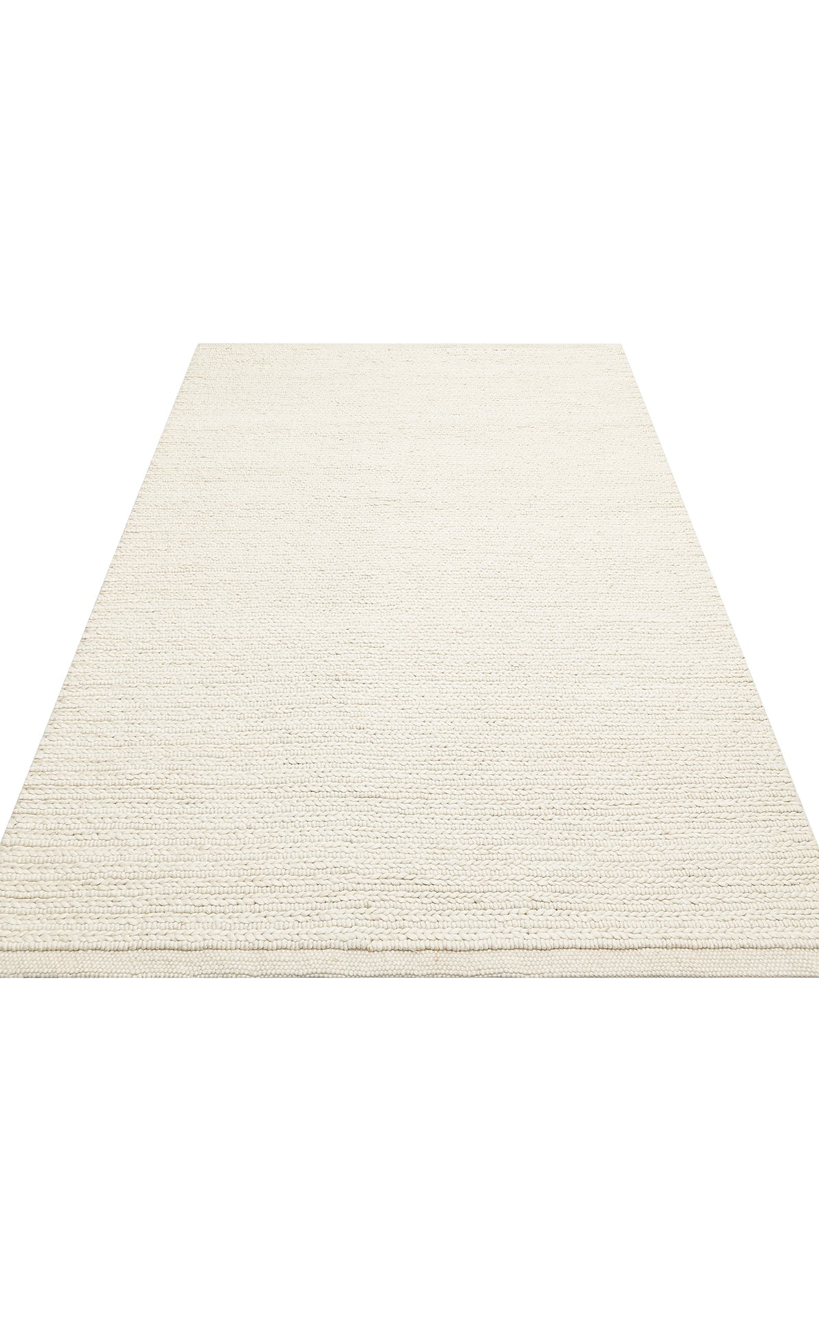 JD 07 WHITE - JADE - Naturel Kazak Örgü Desenli El Dokuma Örgü Halı