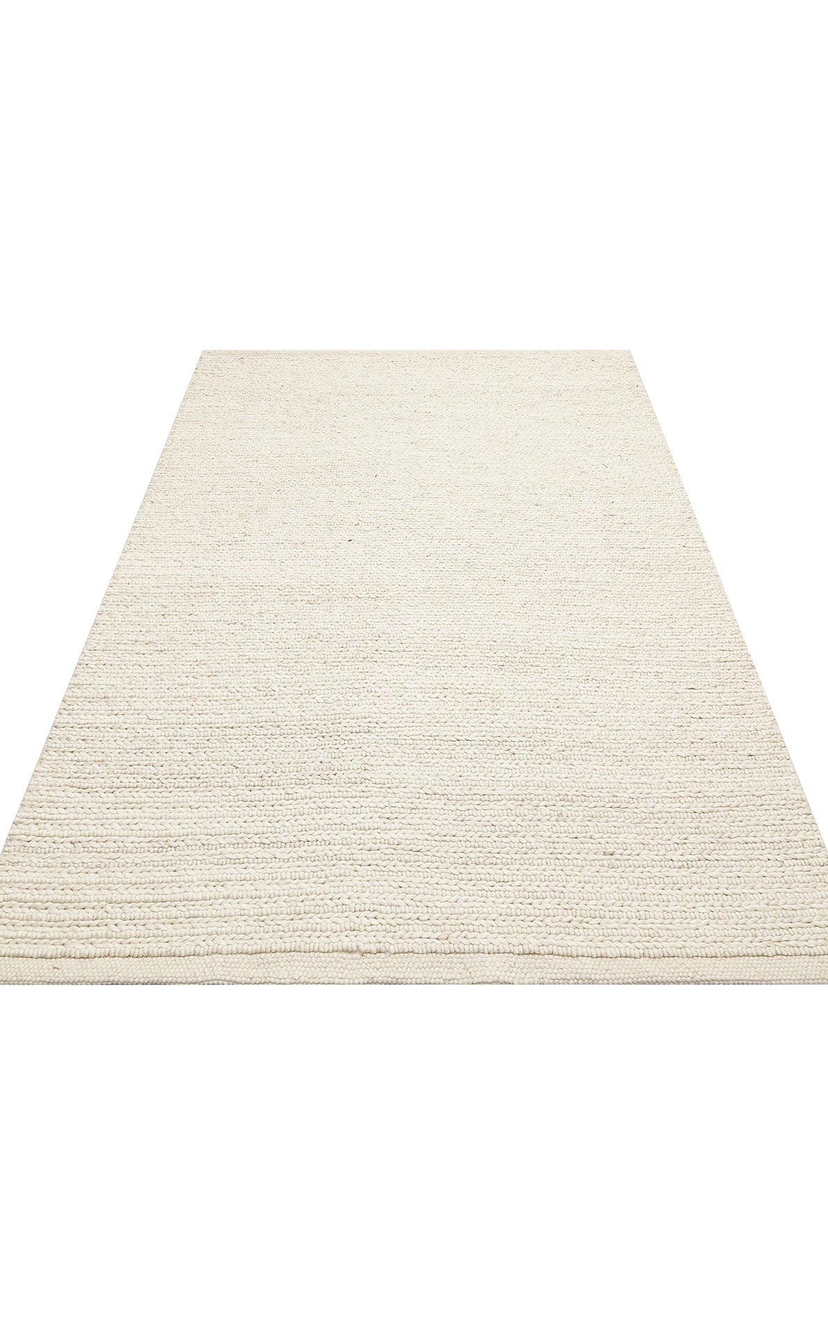 JD 07 L.BEIGE - JADE - Naturel Kazak Örgü Desenli El Dokuma Örgü Halı