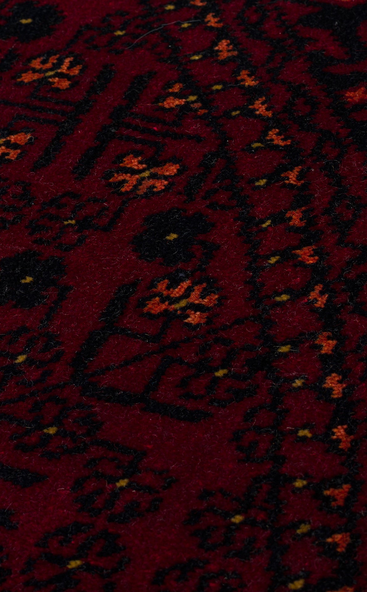 960 RED Q - NOSTALJI - Afgan Desenli El Emeği ile Özel Tezgahlarda Üretilen Tensel Uşak Halısı
