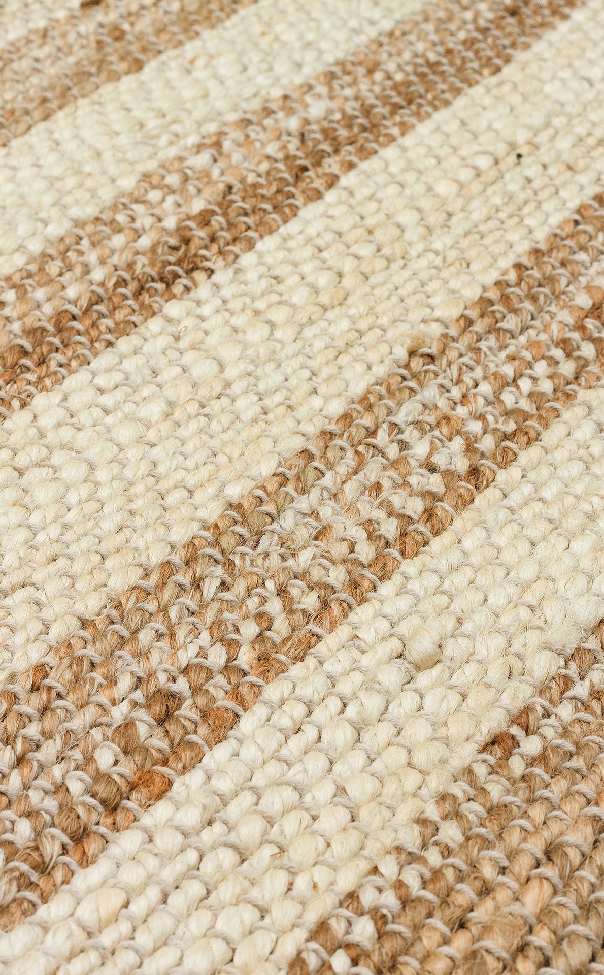 ECH 11 NATURAL WHITE XW - ECHO - El Dokuma Naturel Jüt Hasır Halı