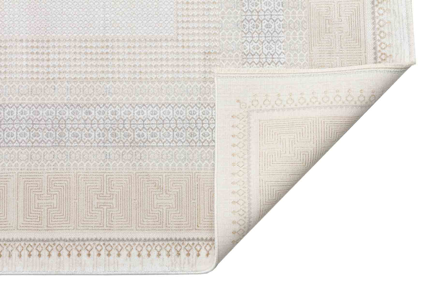 MHL 07 CREAM GOLD - MAHAL - Modern Desenli Yüksek Kalite Sık Dokuma Salon Halısı