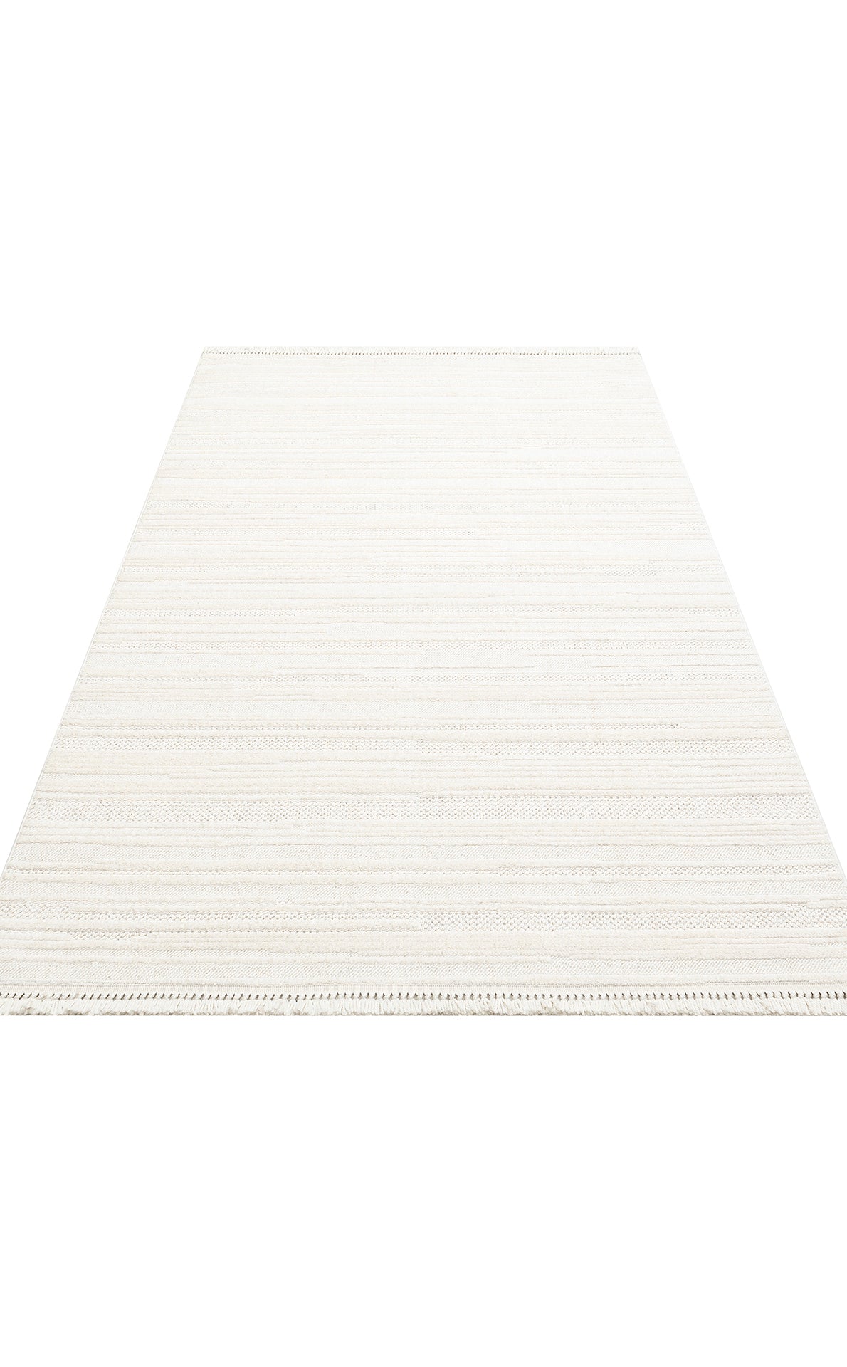 JOY 01 WHITE - JOY - Hav Toz Vermeyen Yumuşak dokulu Modern Makine Halısı