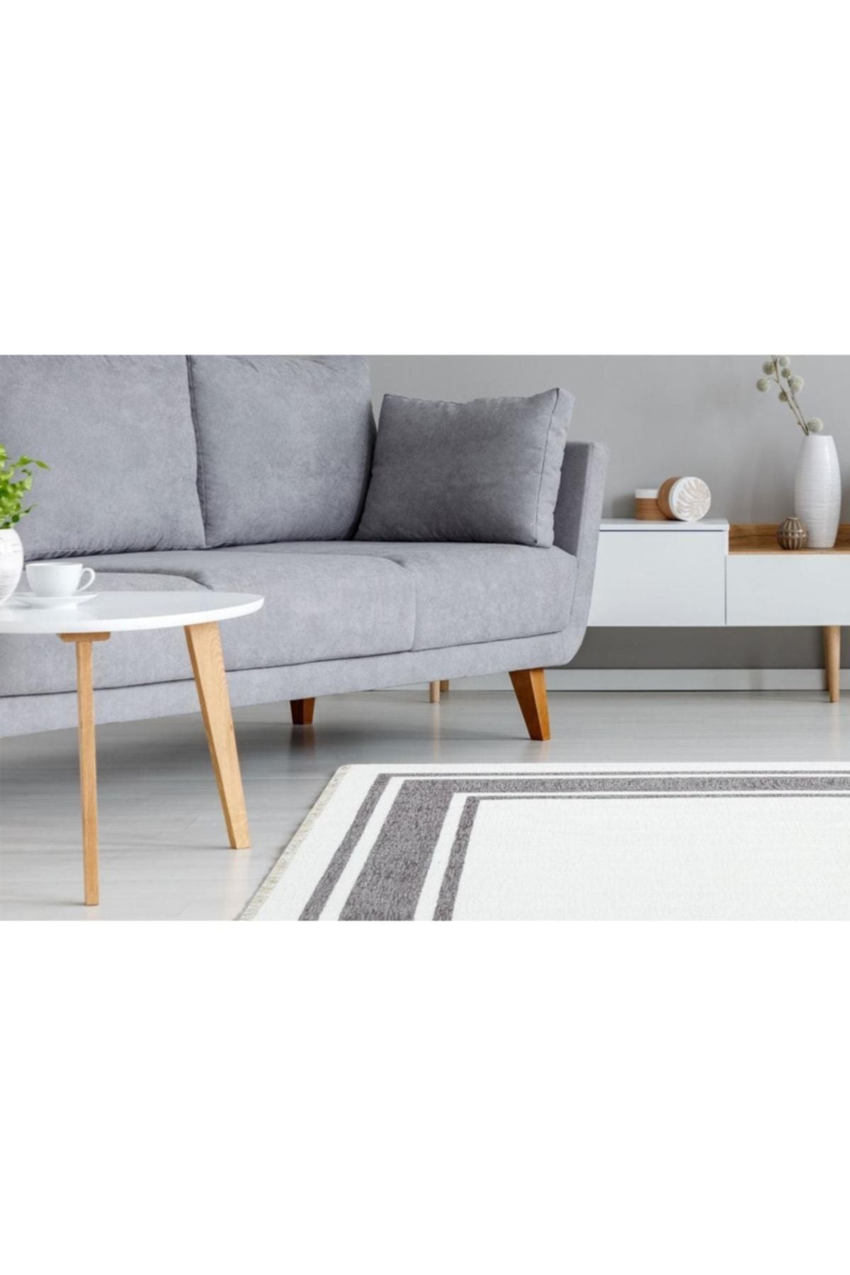 Noa Nk 06 Hav Toz Vermez Yıkanabilir Çift Taraflı Ince Modern Iskandinav Kilim