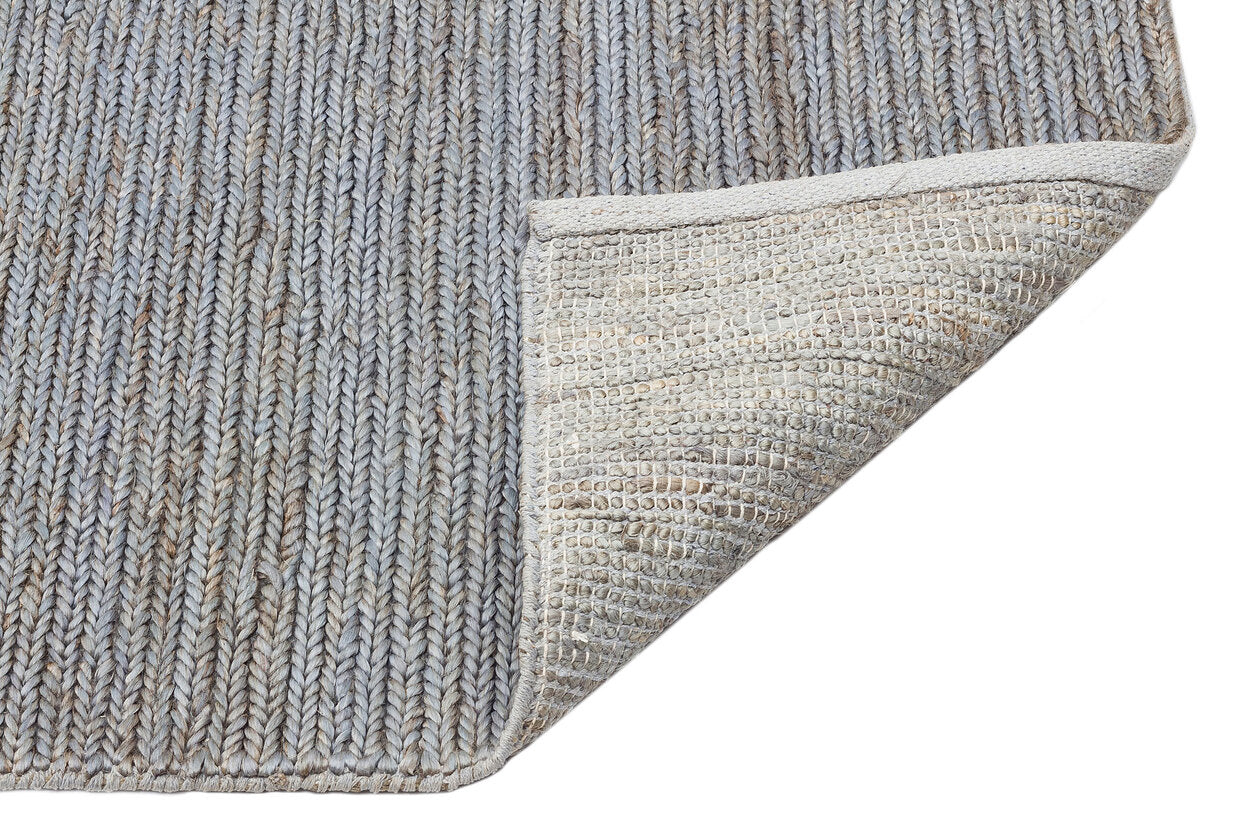CHOTI FINE SLATE BLUE ( SB03 ) - FINE - El Dokuma Naturel Jüt Hasır Halı