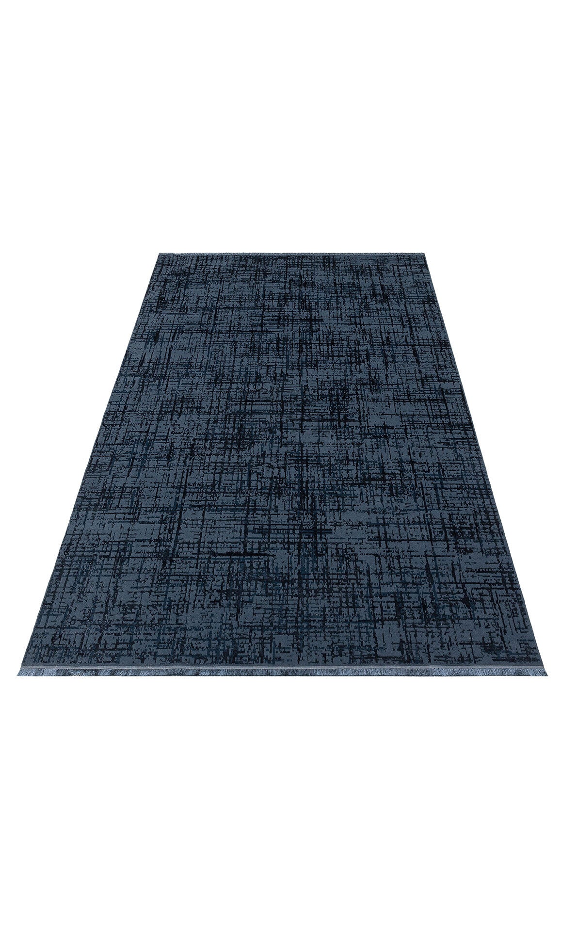 TOR 03 DENIM - TORINO - Sık Dokuma Dökümlü Yere Oturan Hav Toz Vermez Yıkanabilir Kaymaz Tabanlı Modern Halı