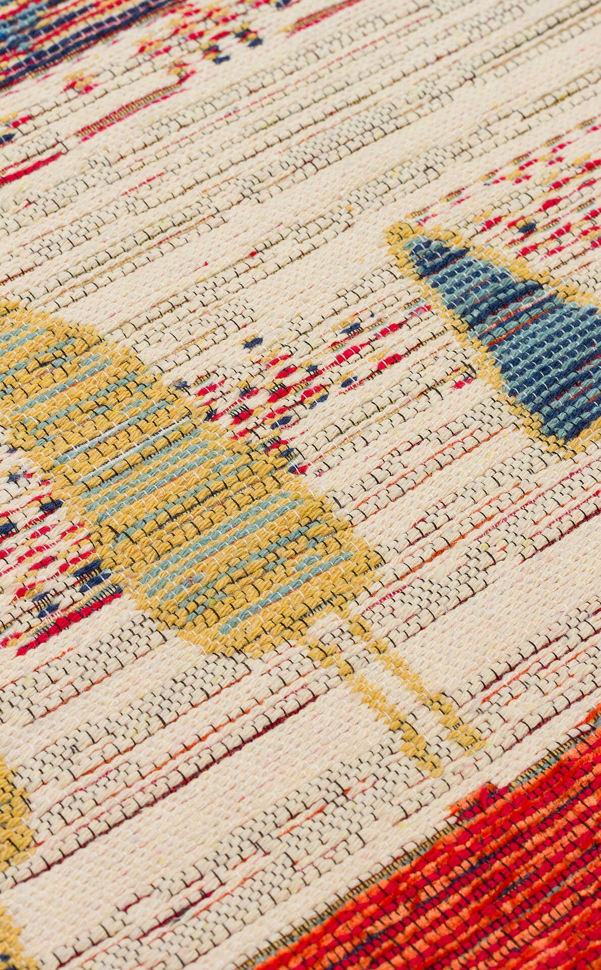 Nomad NMD 12 Toprak - Çift Taraflı Yıkanabilir Kilim | Otantik Kilim