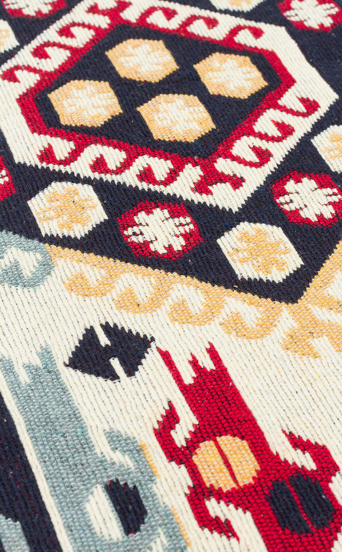 Arya AR 30 Kırmzı - Yıkanabilir Çift Taraflı Modern Dokuma Kilim