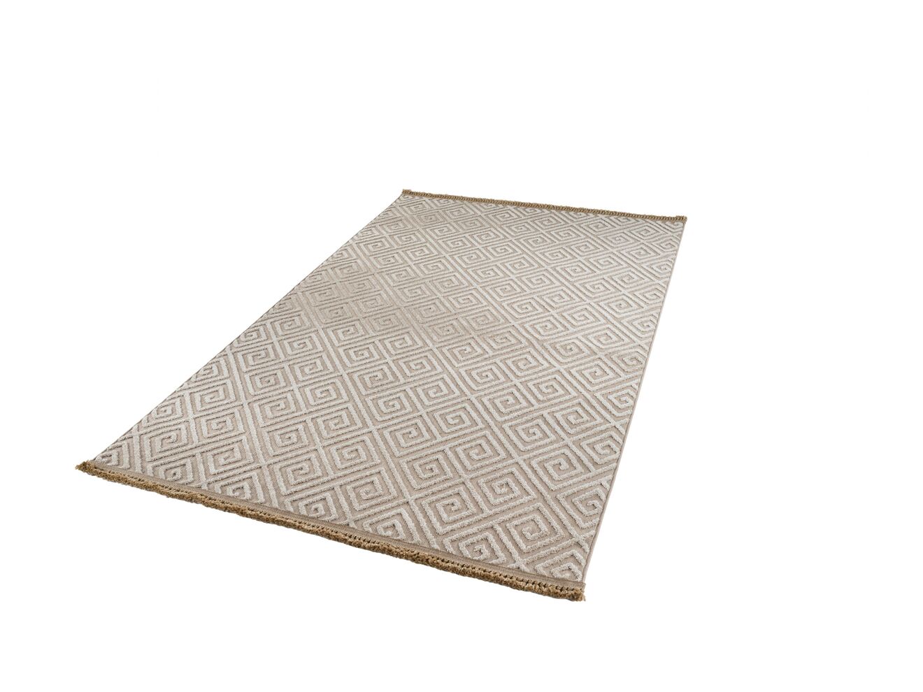 Anemon 6813 Vizon - Polyester Dokuma Halı | İskandinav Salon Halısı