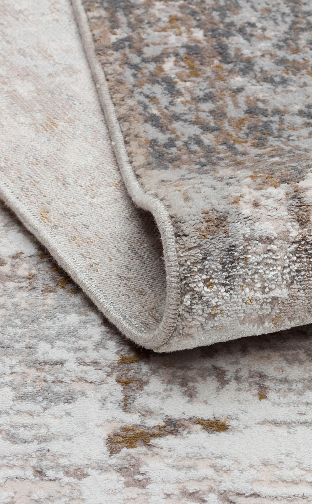 ZRH 08 CREAM BEIGE - ZURICH - Akrilik ve Polyester İle Üretilen Şık Salon Halısı