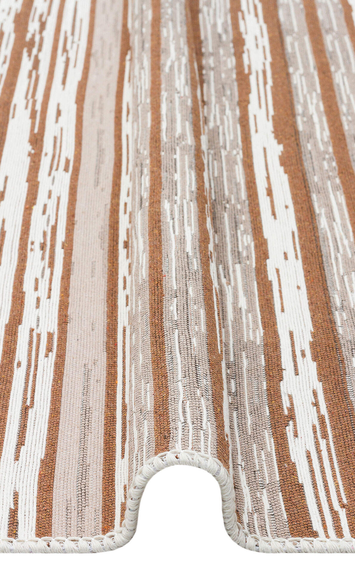 Arya AR 27 Krem Bej - Yıkanabilir Çift Taraflı Modern Dokuma Kilim