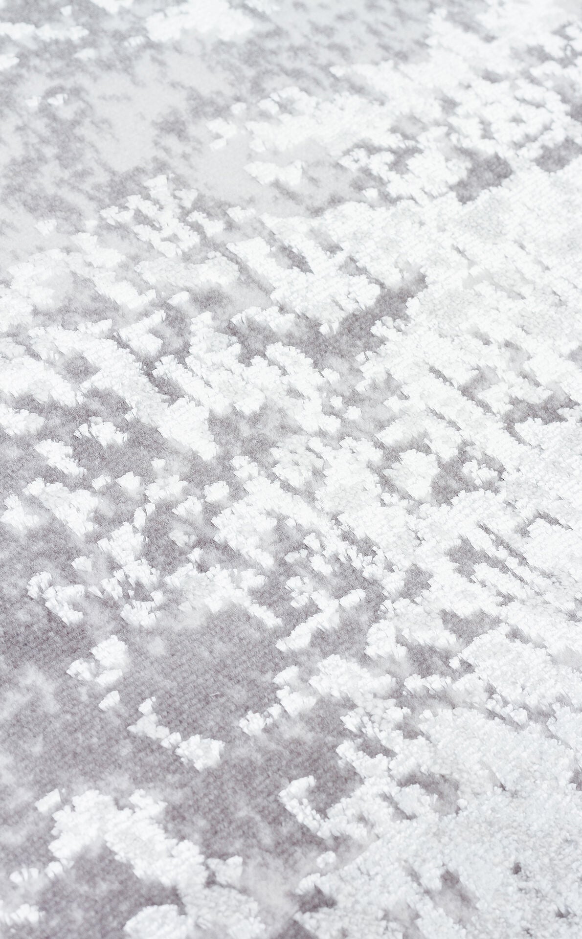 ST 112 GREY - SATEEN - Yıkanabilir Kaymaz Tabanlı Hav Vermez Sık Dokuma Modern Halı
