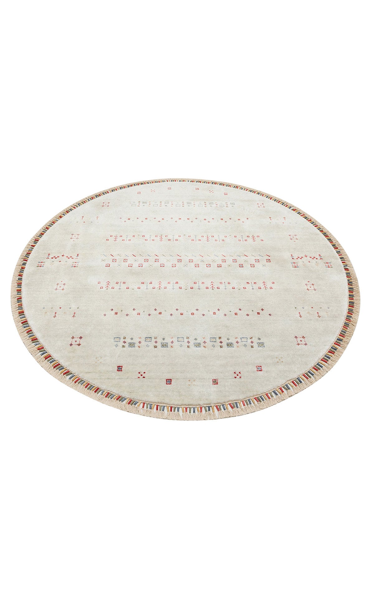 ZR 06 BEIGE Q - ZARA - Otantik Desenli El Emeği ile Özel Tezgahlarda Üretilen Modern Uşak Halısı