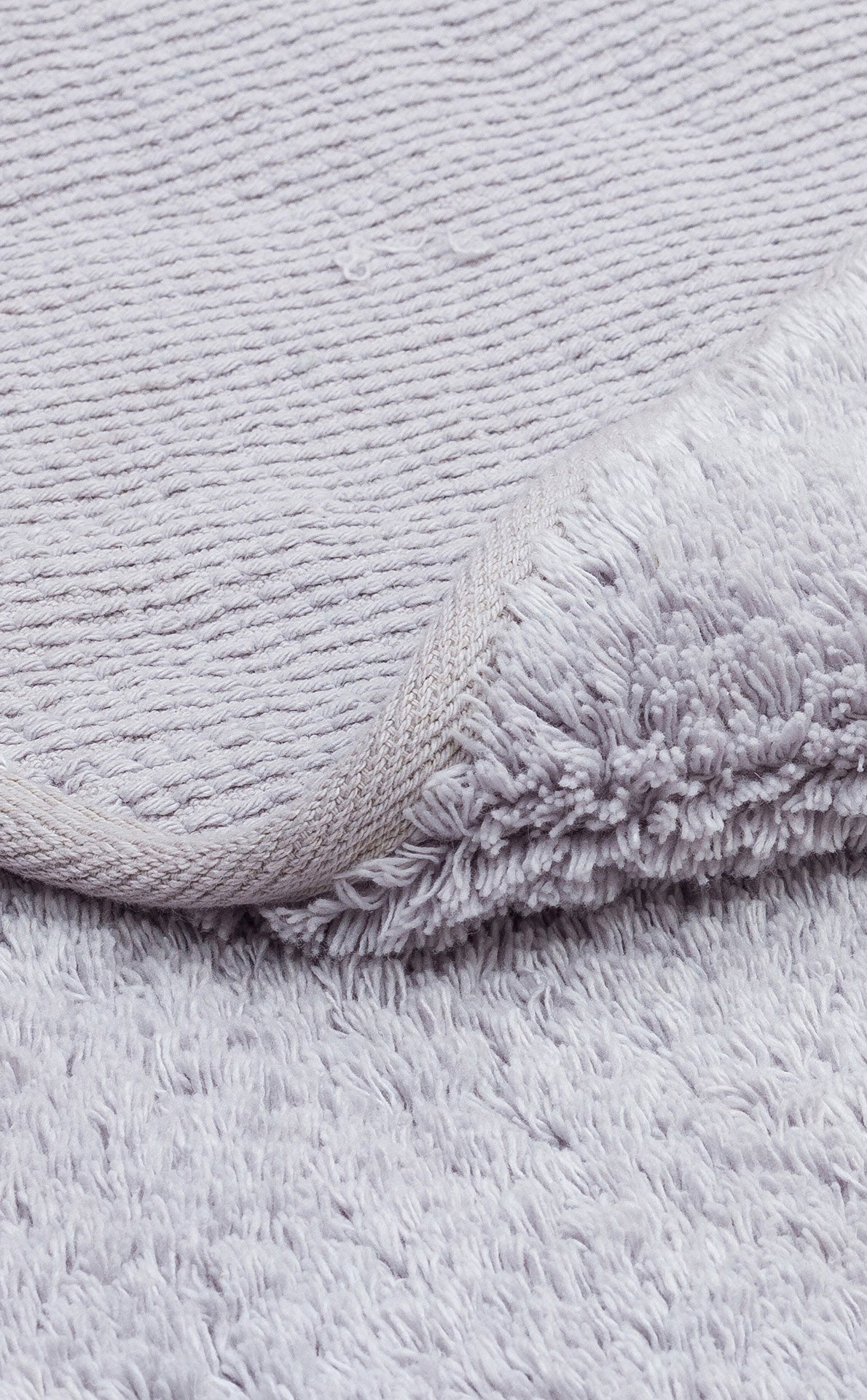 Cotton Boon CBN Plain Gri - Yıkanabilir Kaymaz Naturel Pamuk Bebek Halısı