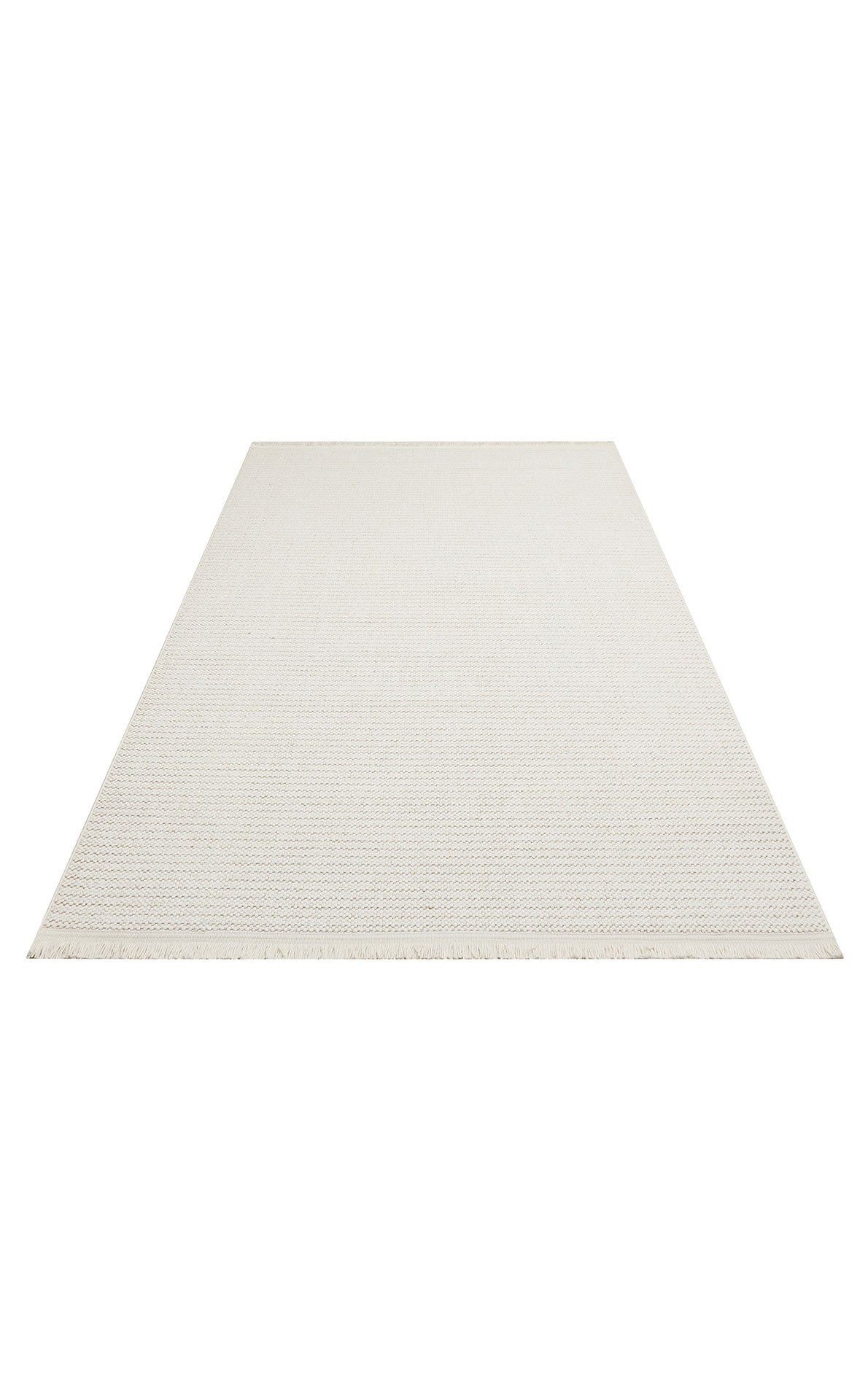 MOT PLAIN WHITE - MOTTO - Yumuşak Tuşeli Örgü Dokuma Modern Makine Halısı