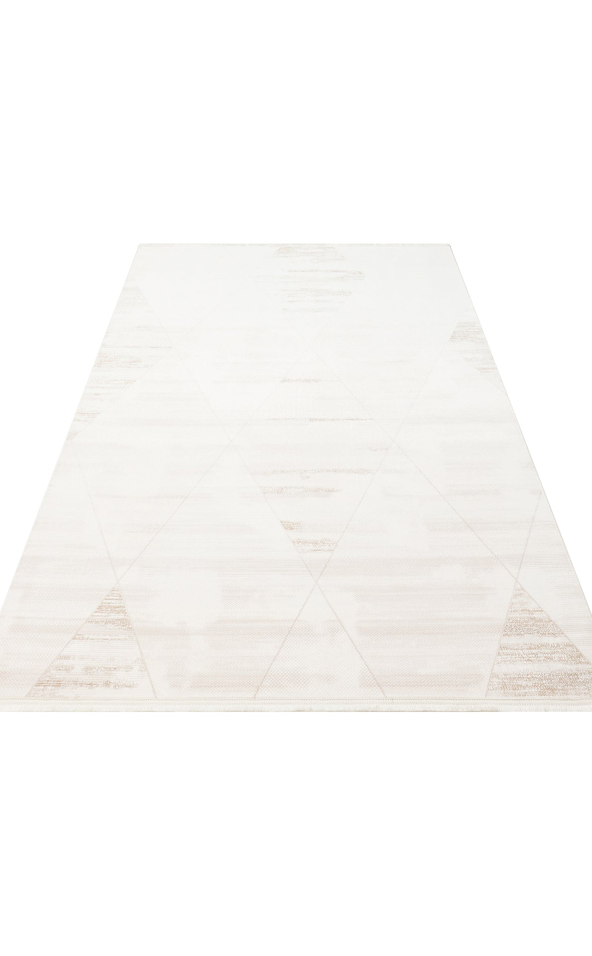 LKY 03 CREAM BEIGE - LYKIA - Sade ve Modern Akrilik Makine Halısı