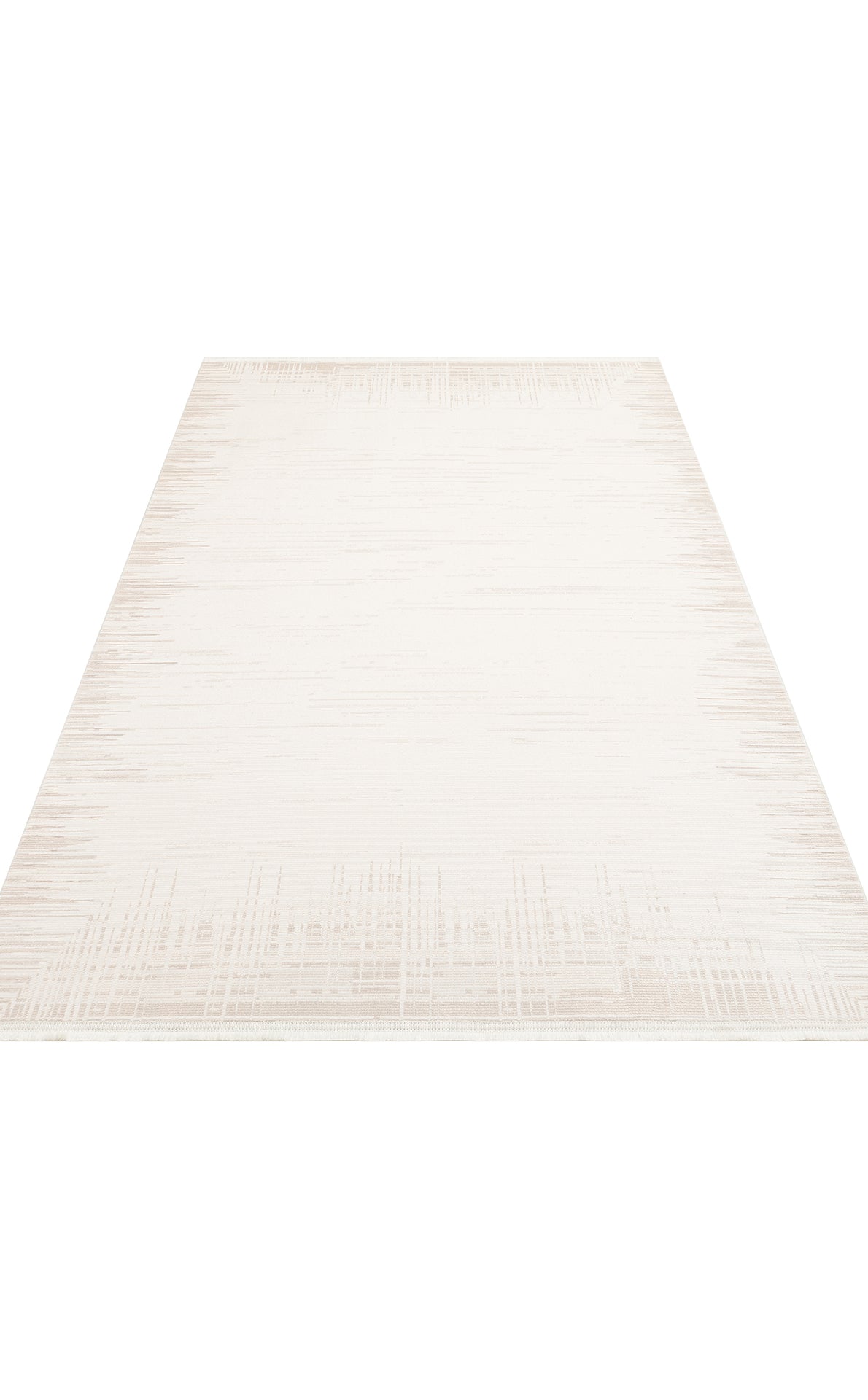 LKY 01 CREAM BEIGE - LYKIA - Sade ve Modern Akrilik Makine Halısı