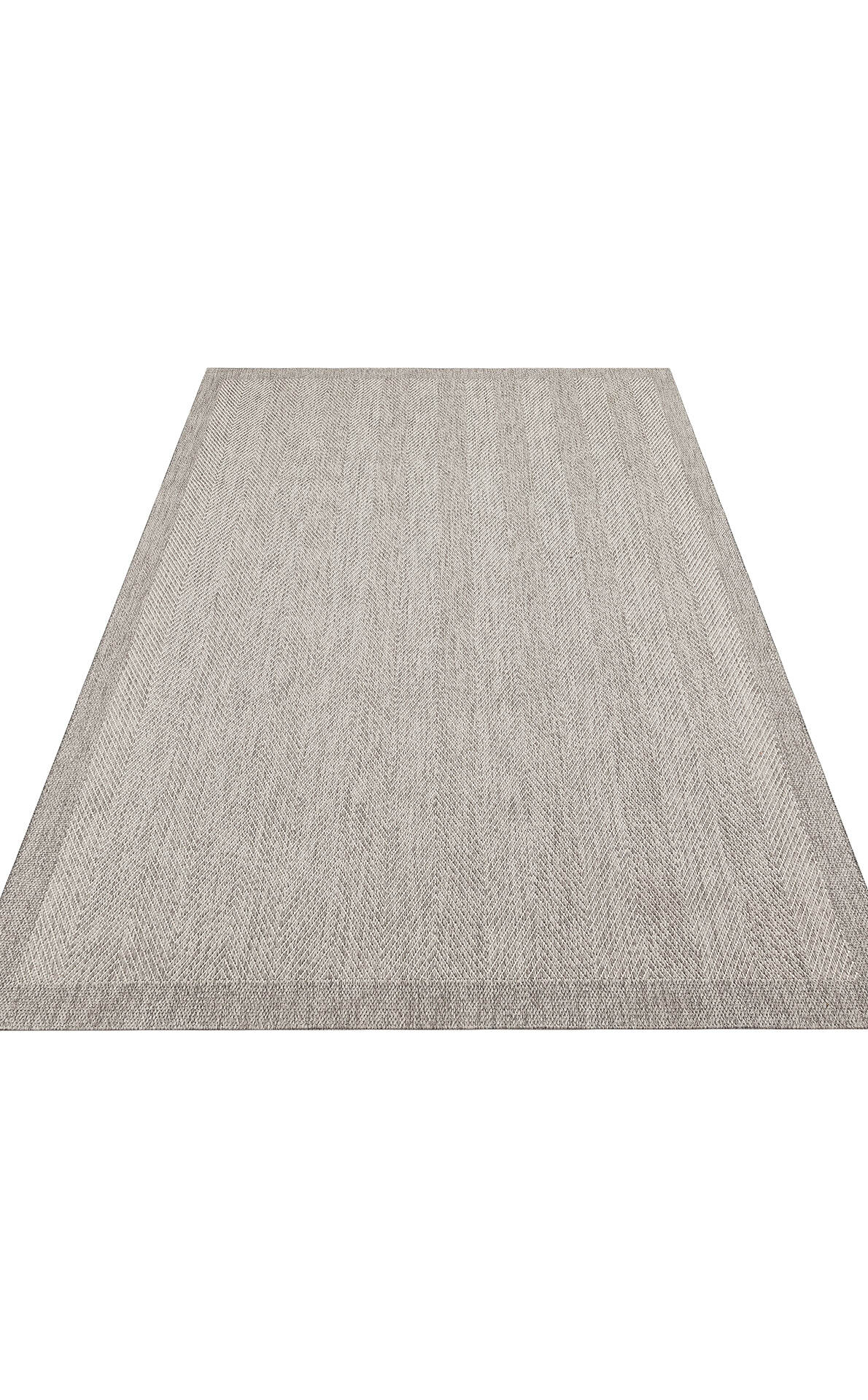 Mono MNO 02 Gri -Yıkanabilir Kaymaz Kilim Halı