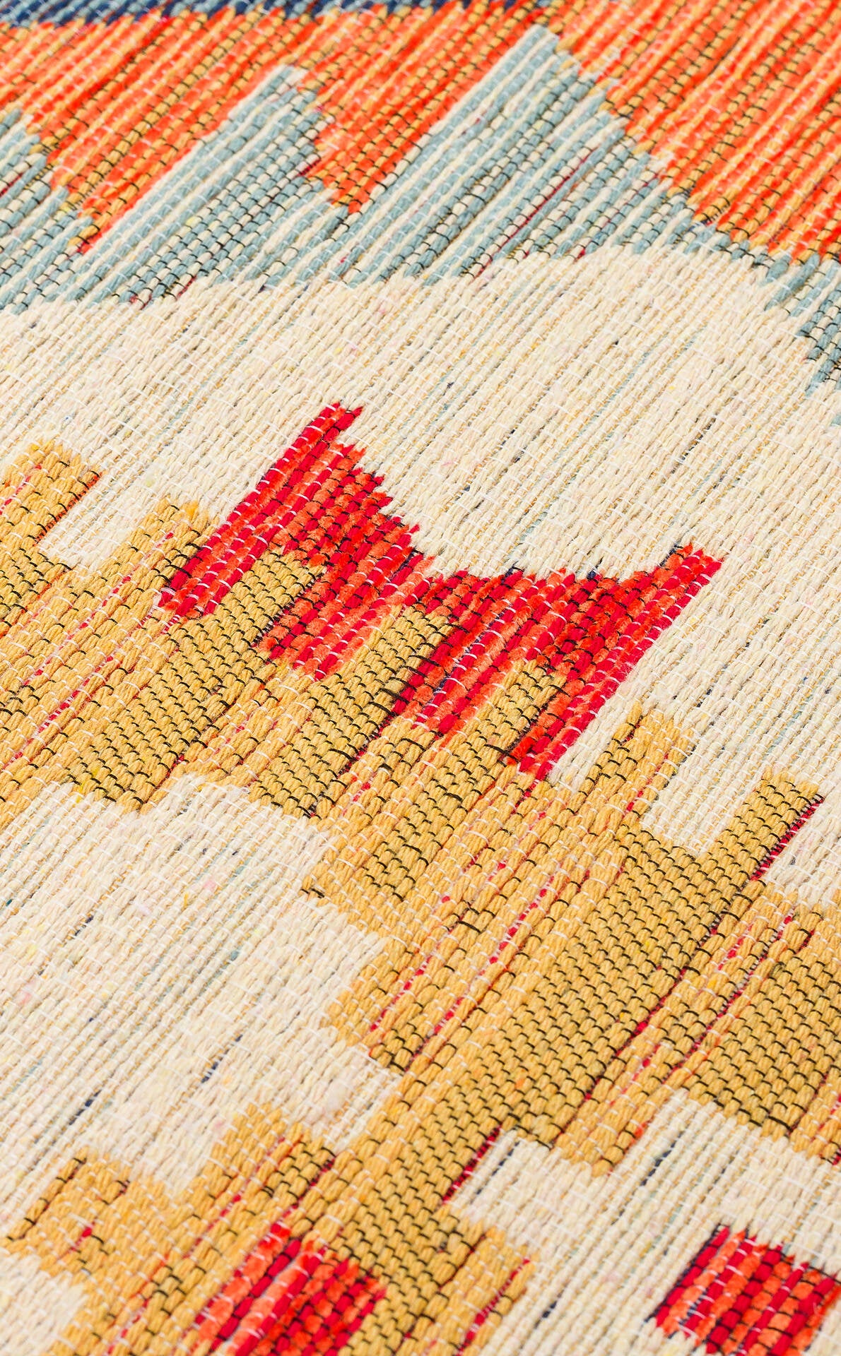 Nomad NMD 09 Çok Renkli - Çift Taraflı Yıkanabilir Kilim | Otantik Kilim