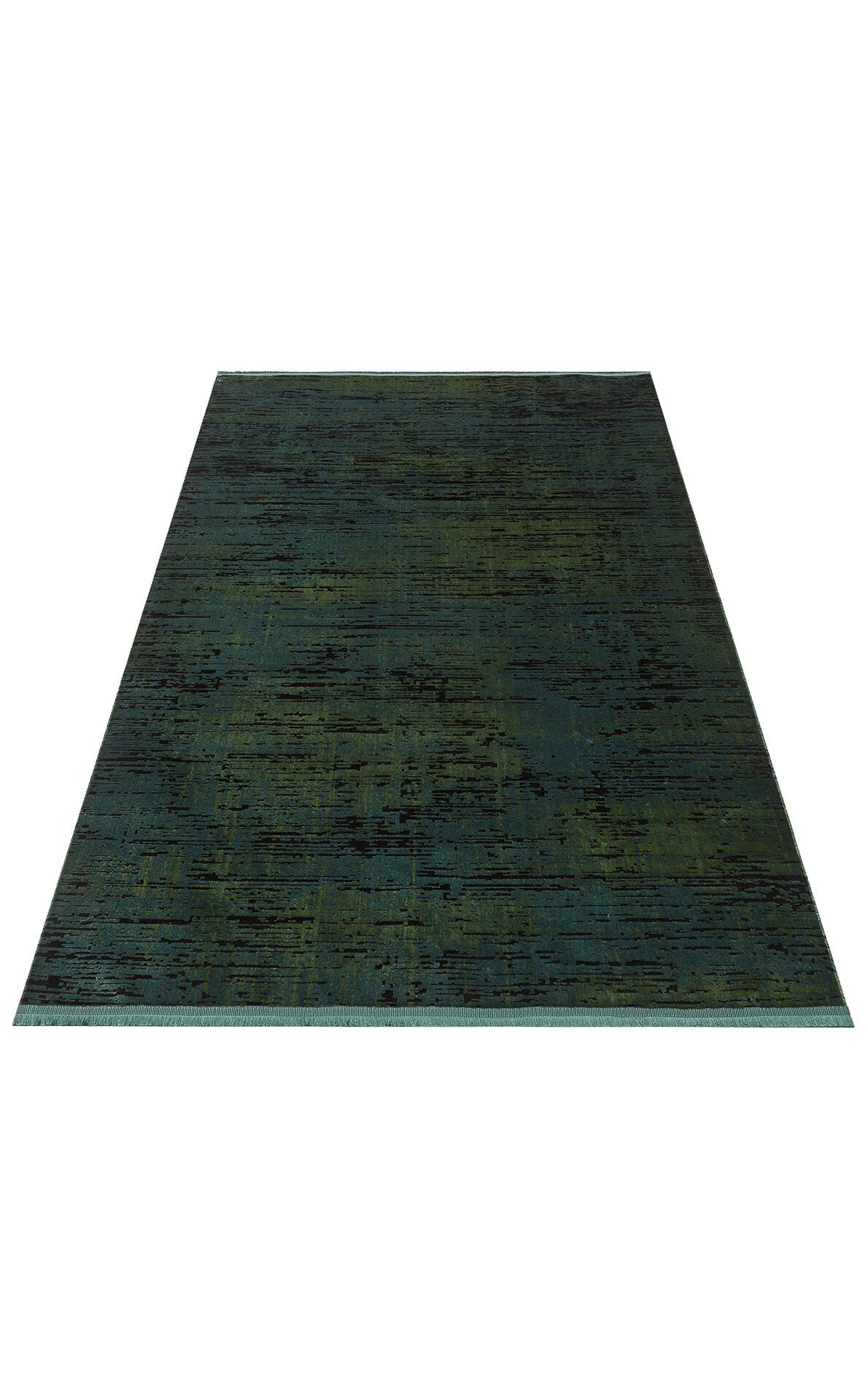ST 20 GREEN XW - SATEEN - Hav Toz Vermez Yıkanabilir Kaymaz İnce Dokuma Modern Halı