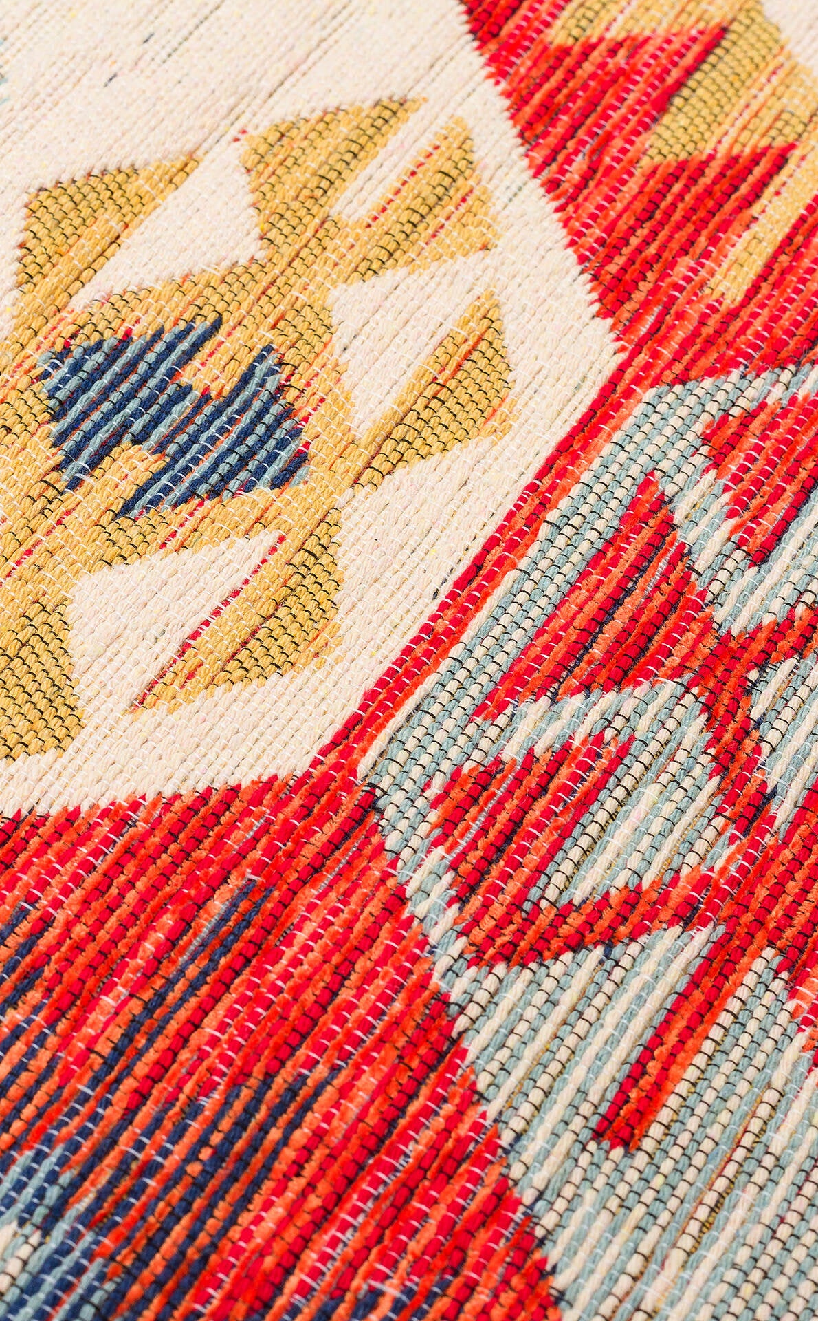 Nomad NMD 01 Çok Renkli - Çift Taraflı Yıkanabilir Kilim | Otantik Kilim