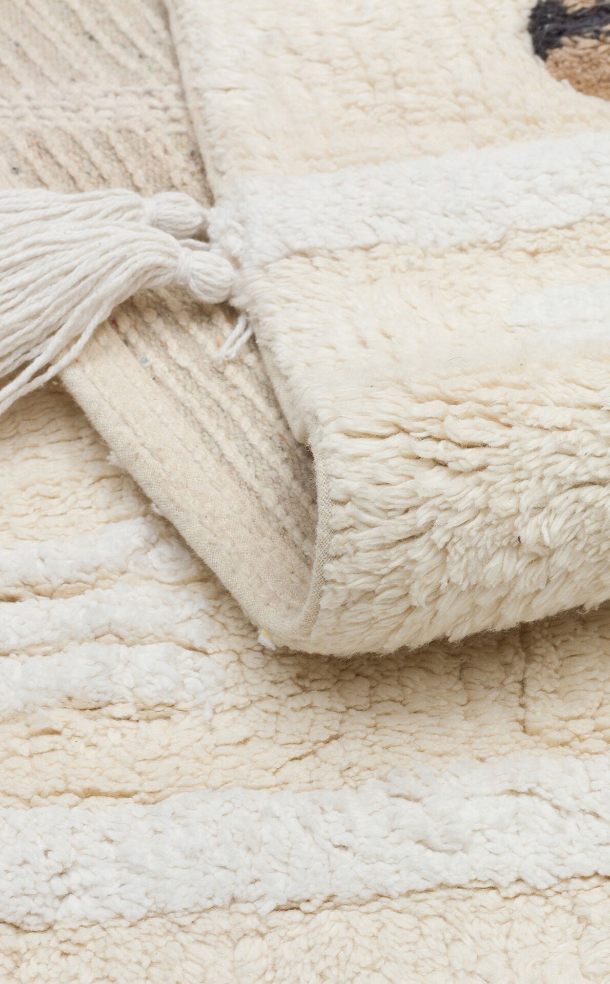Cotton Boon XXW CBN 09 Çok Renkli - Yıkanabilir Kaymaz Naturel Pamuk Bebek Halısı