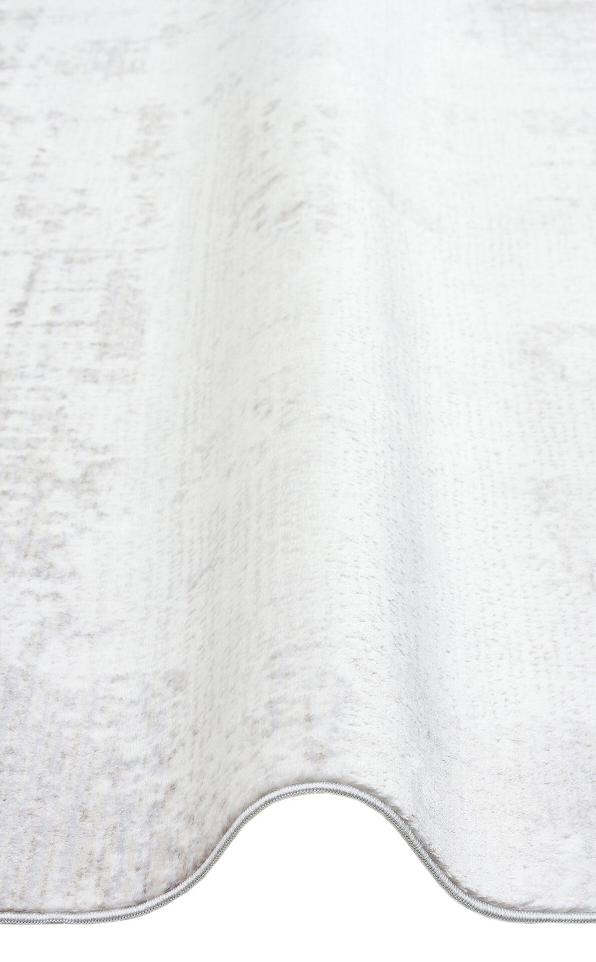 ST 106 CREAM BEIGE - SATEEN - Yıkanabilir Kaymaz Tabanlı Hav Vermez Sık Dokuma Modern Halı