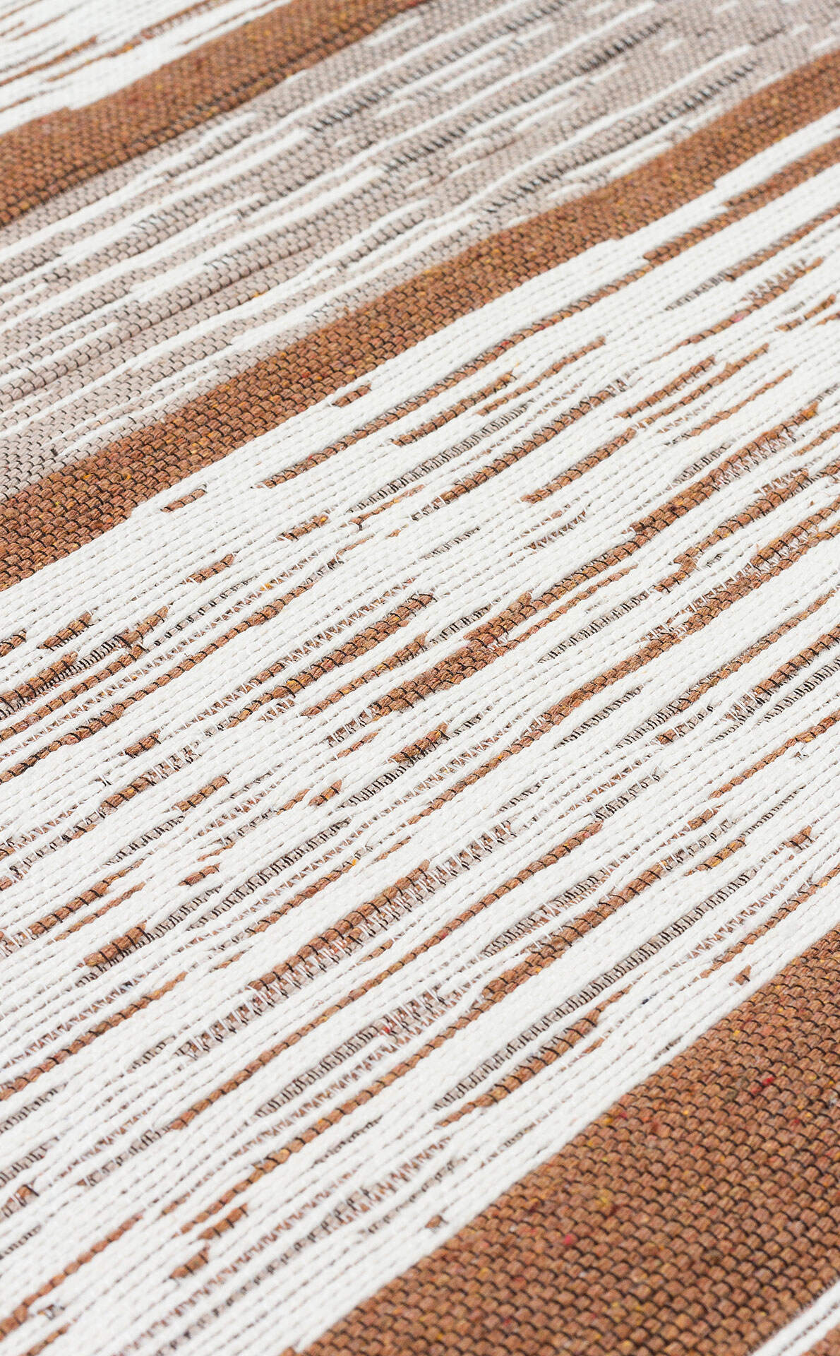 Arya AR 27 Krem Bej - Yıkanabilir Çift Taraflı Modern Dokuma Kilim