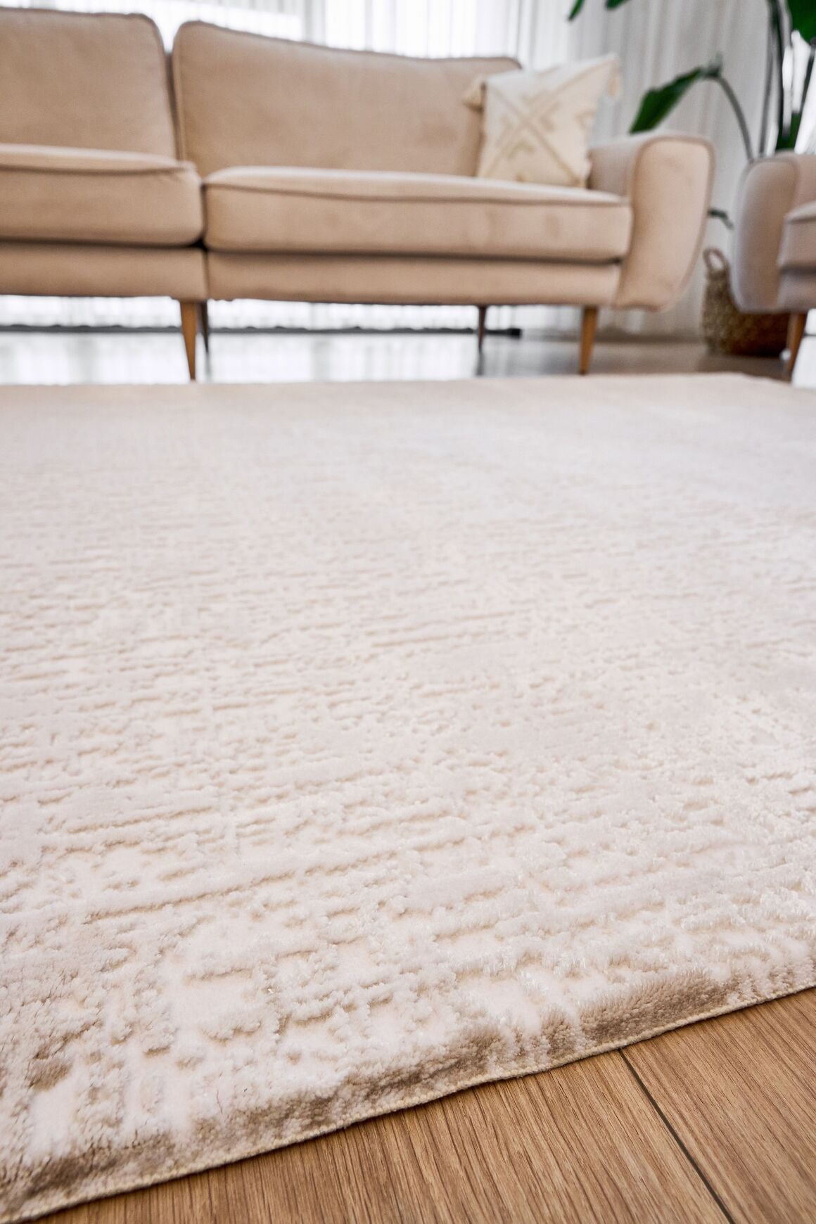 Azur 6552 Vizon - Modern Akrilik Halı | Salon Oturma Halısı