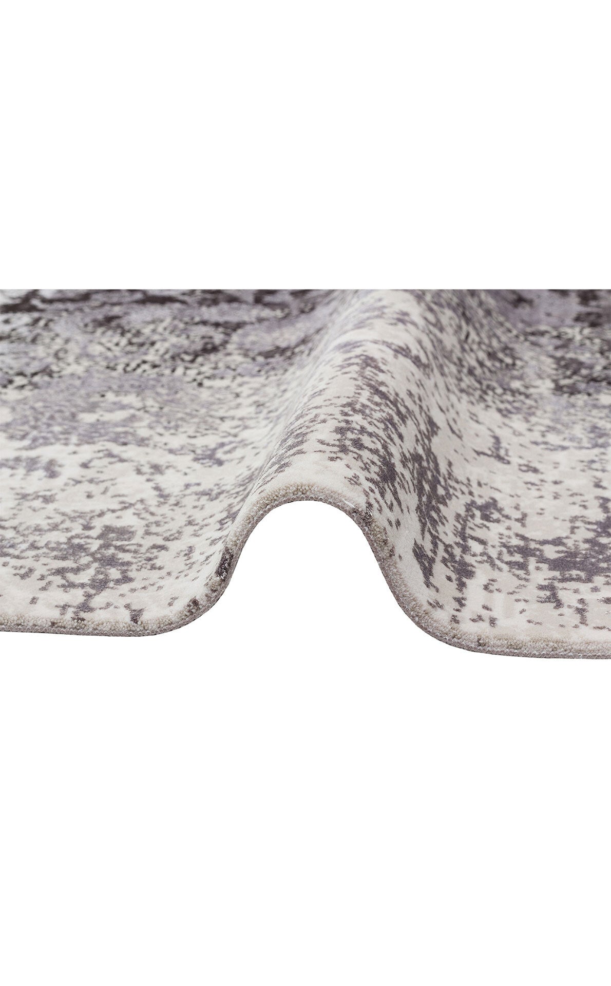 DB 02 IVORY MIX GREY NW - CORDOBA NEW - Parlak Yüksek Alçak Dokulu Modern Makine Halısı
