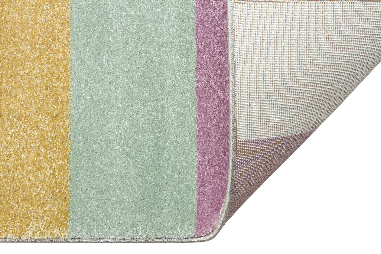 Kids KDS 22 Pastel - Yumuşak Dokulu Hav Toz Vermez Çocuk Halısı