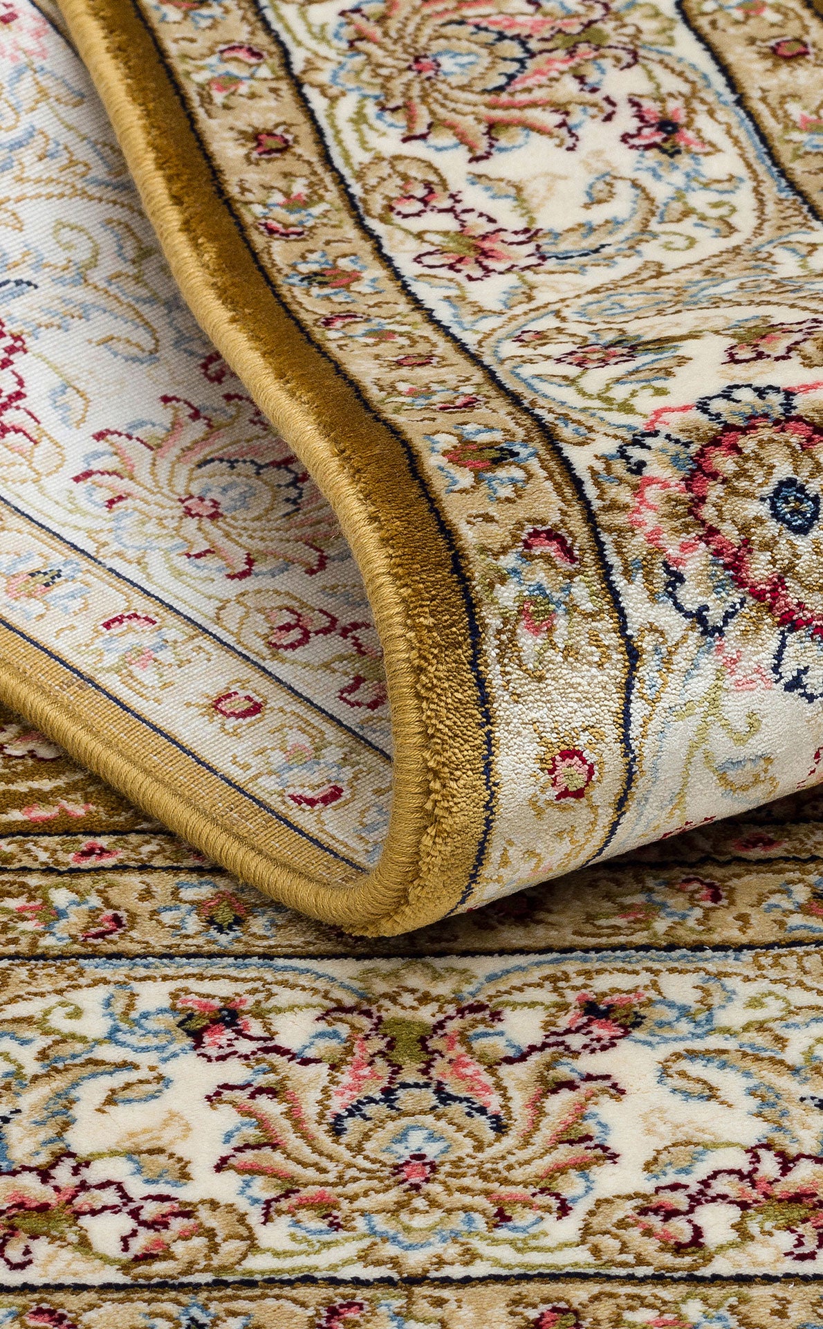ISF SCD 01 GOLD - ISFAHAN SECCADE - Klasik Desenli Yüksek Kalite Sık Dokuma Seccade