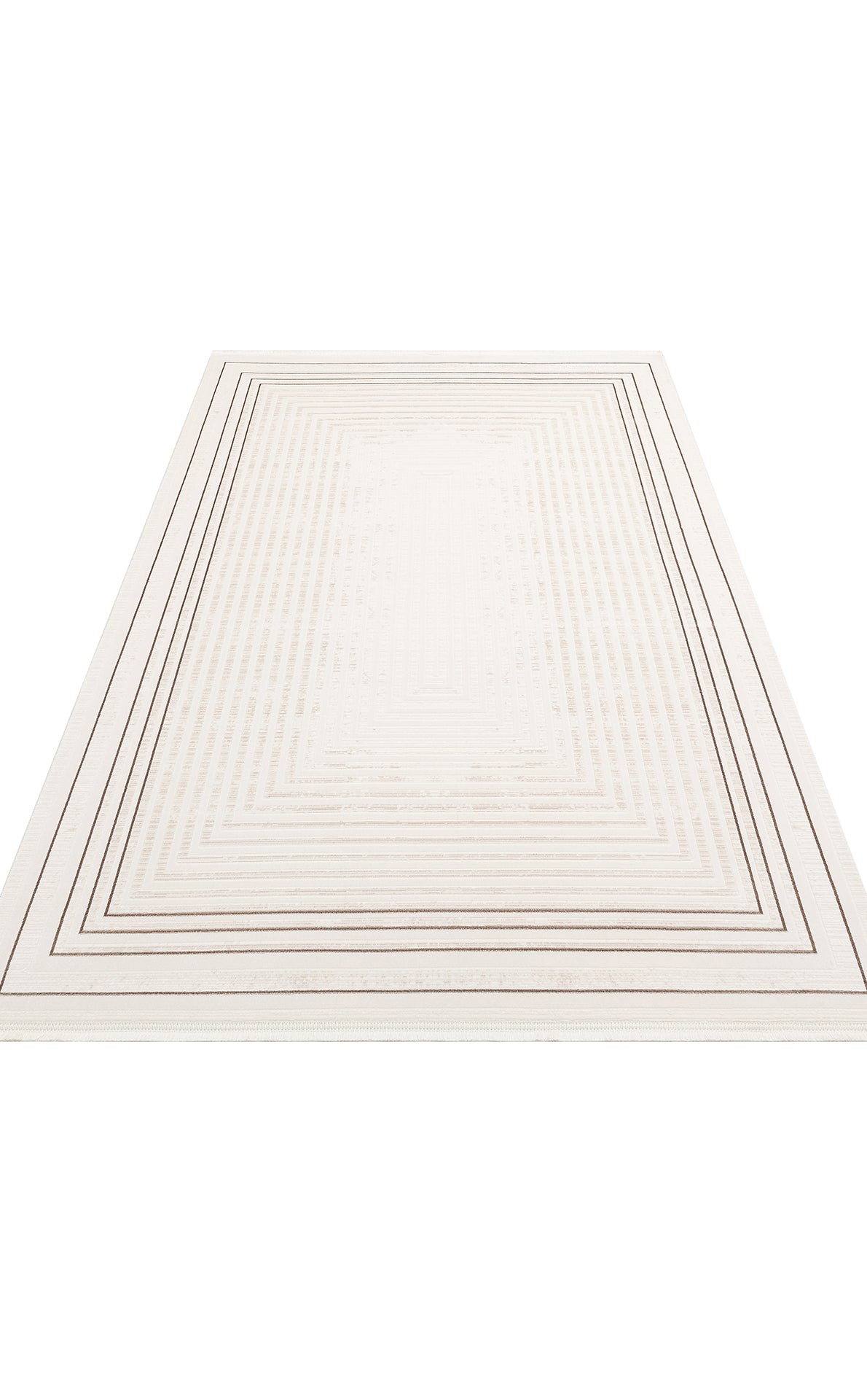 LKY 04 CREAM VIZON - LYKIA - Sade ve Modern Akrilik Makine Halısı