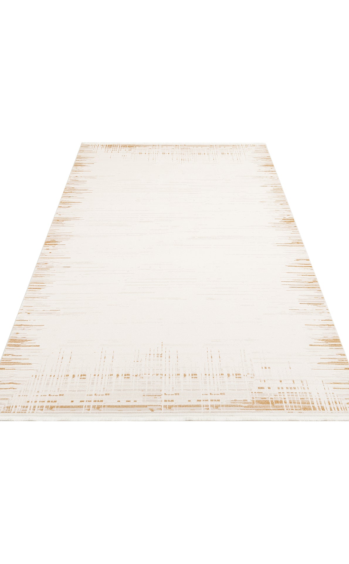 LKY 01 CREAM GOLD - LYKIA - Sade ve Modern Akrilik Makine Halısı