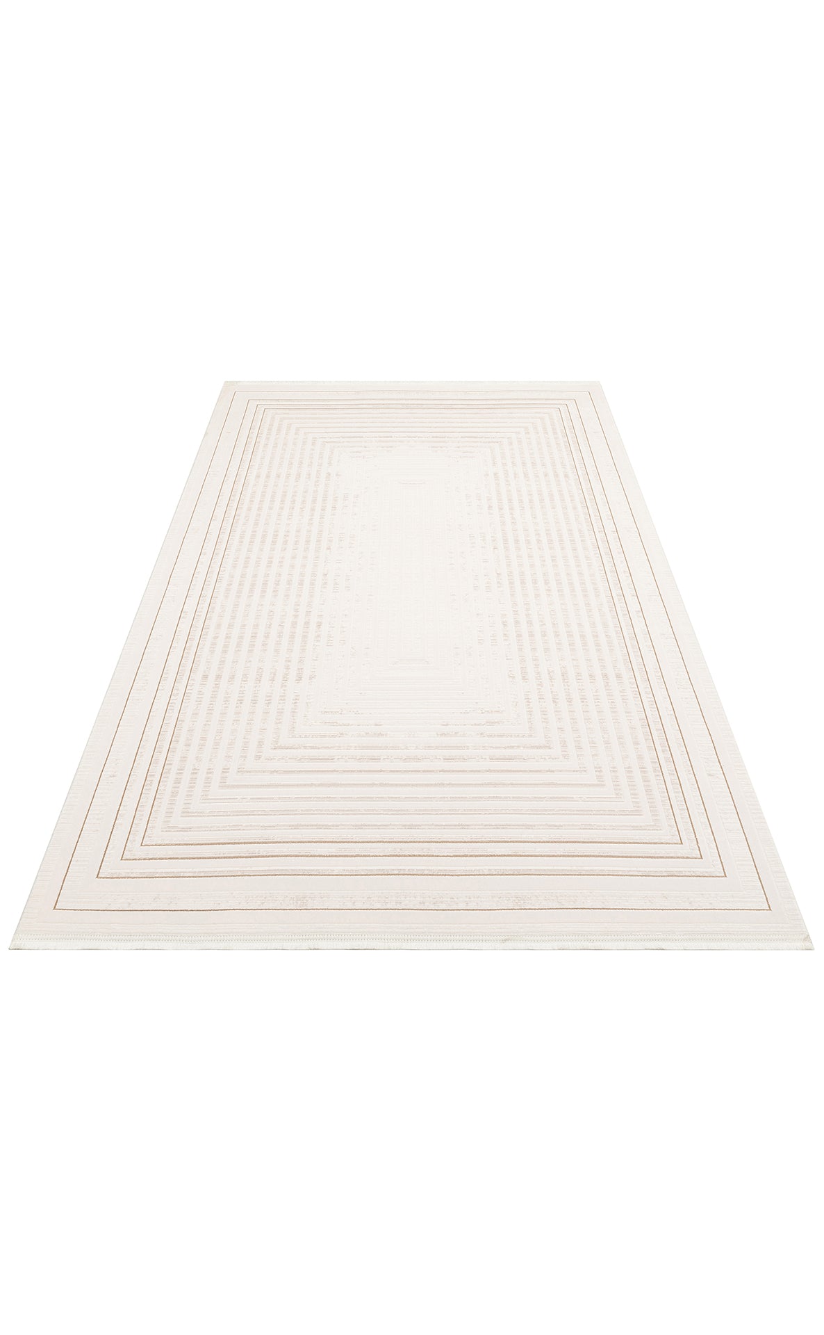 LKY 04 CREAM BEIGE - LYKIA - Sade ve Modern Akrilik Makine Halısı