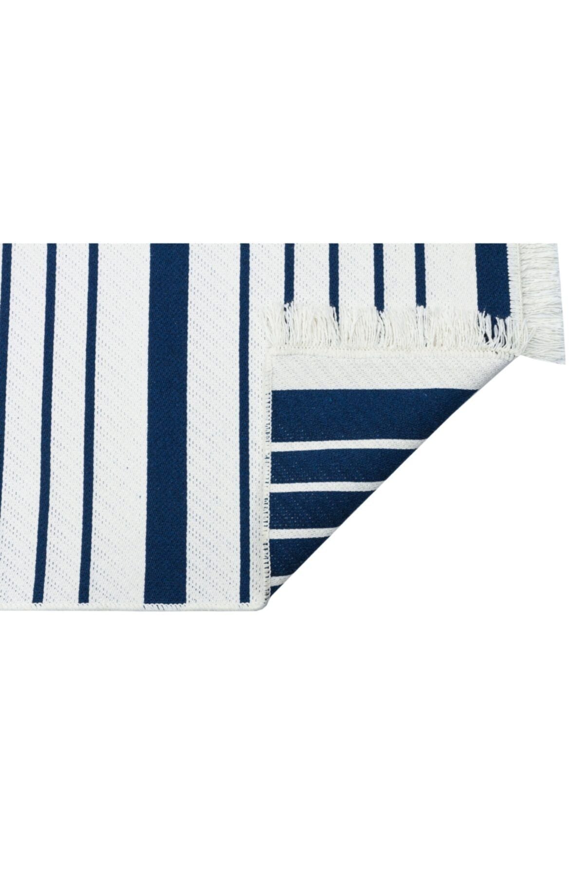 Ar 14 Marıne Yıkanabilir Çift Taraflı Modern Desenli Dokuma Kilim