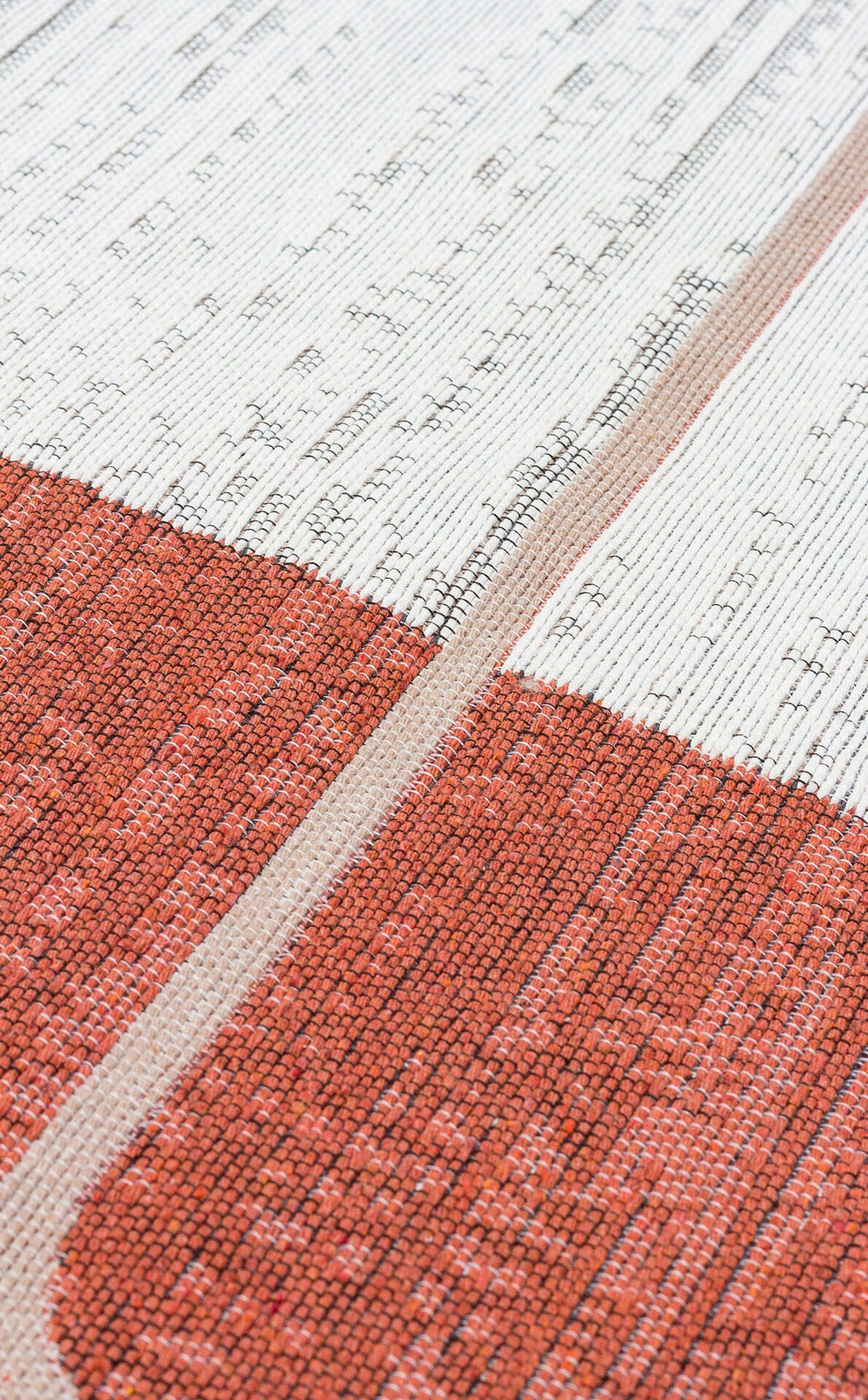 AR 36 BLACK TERRA - ARYA - Yıkanabilir Çift Taraflı Modern Desenli Dokuma Kilim