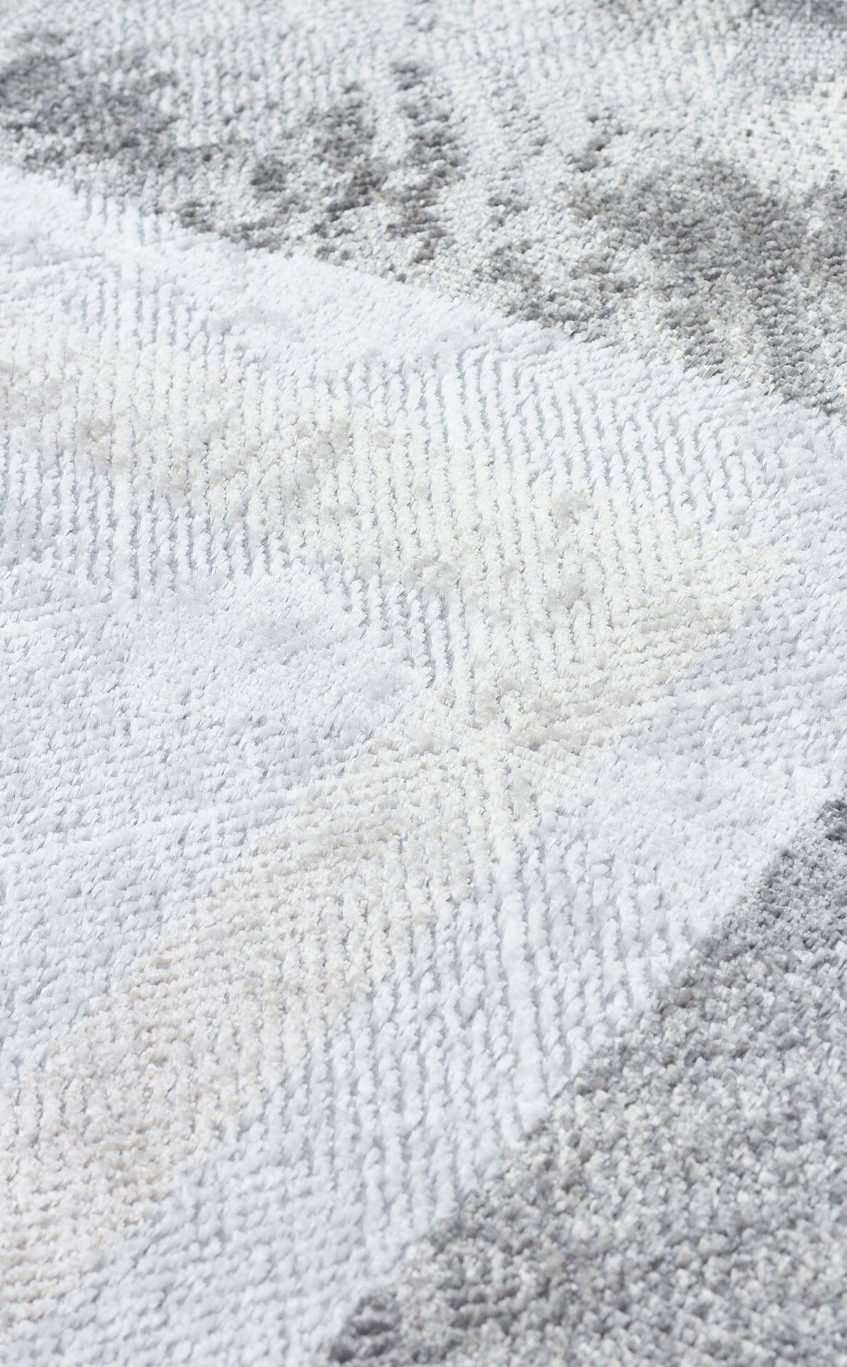 ST 103 GREY BEIGE - SATEEN - Yıkanabilir Kaymaz Tabanlı Hav Vermez Sık Dokuma Modern Halı
