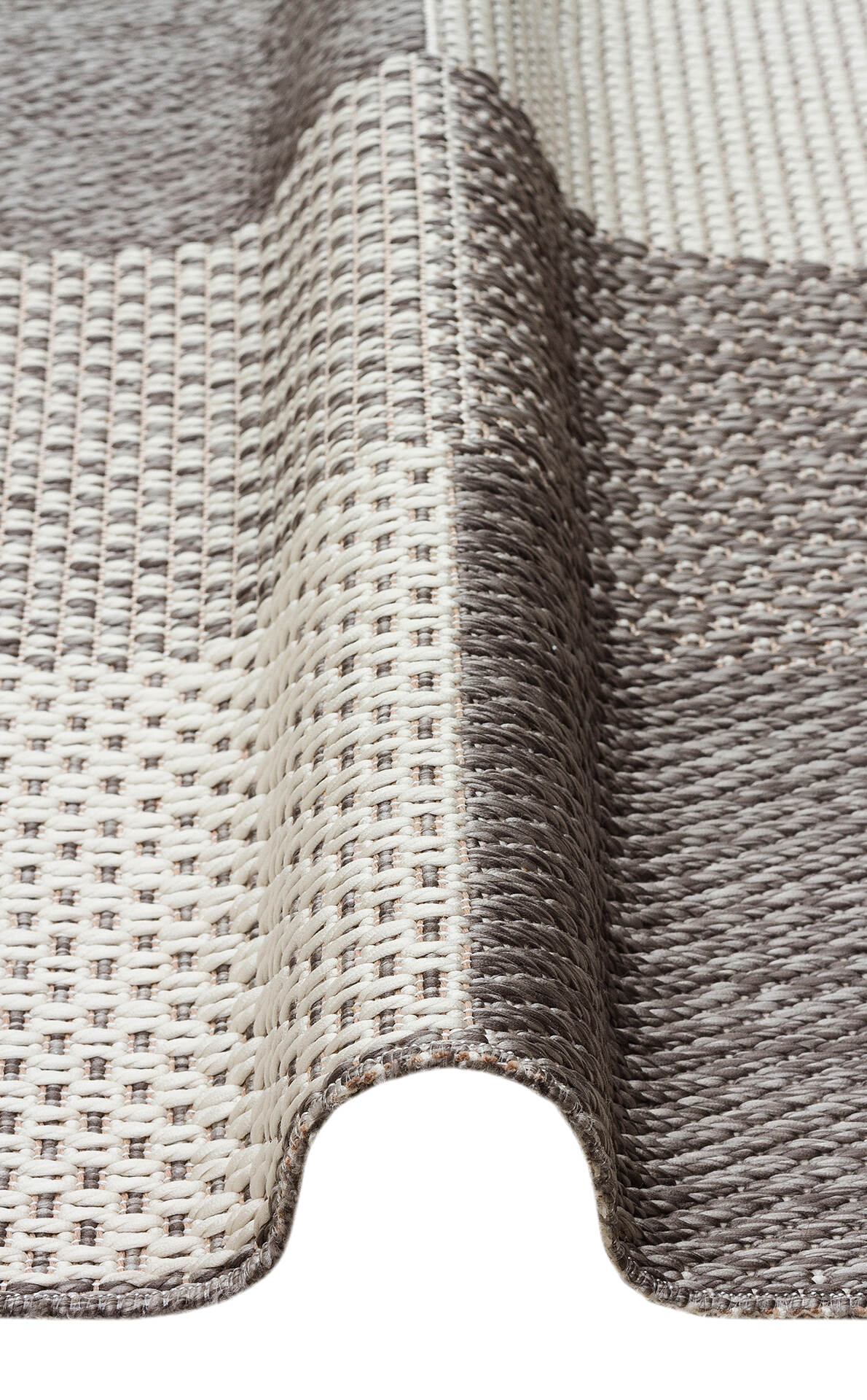 Mono MNO 01 Gri - Yıkanabilir Kaymaz Kilim Halı