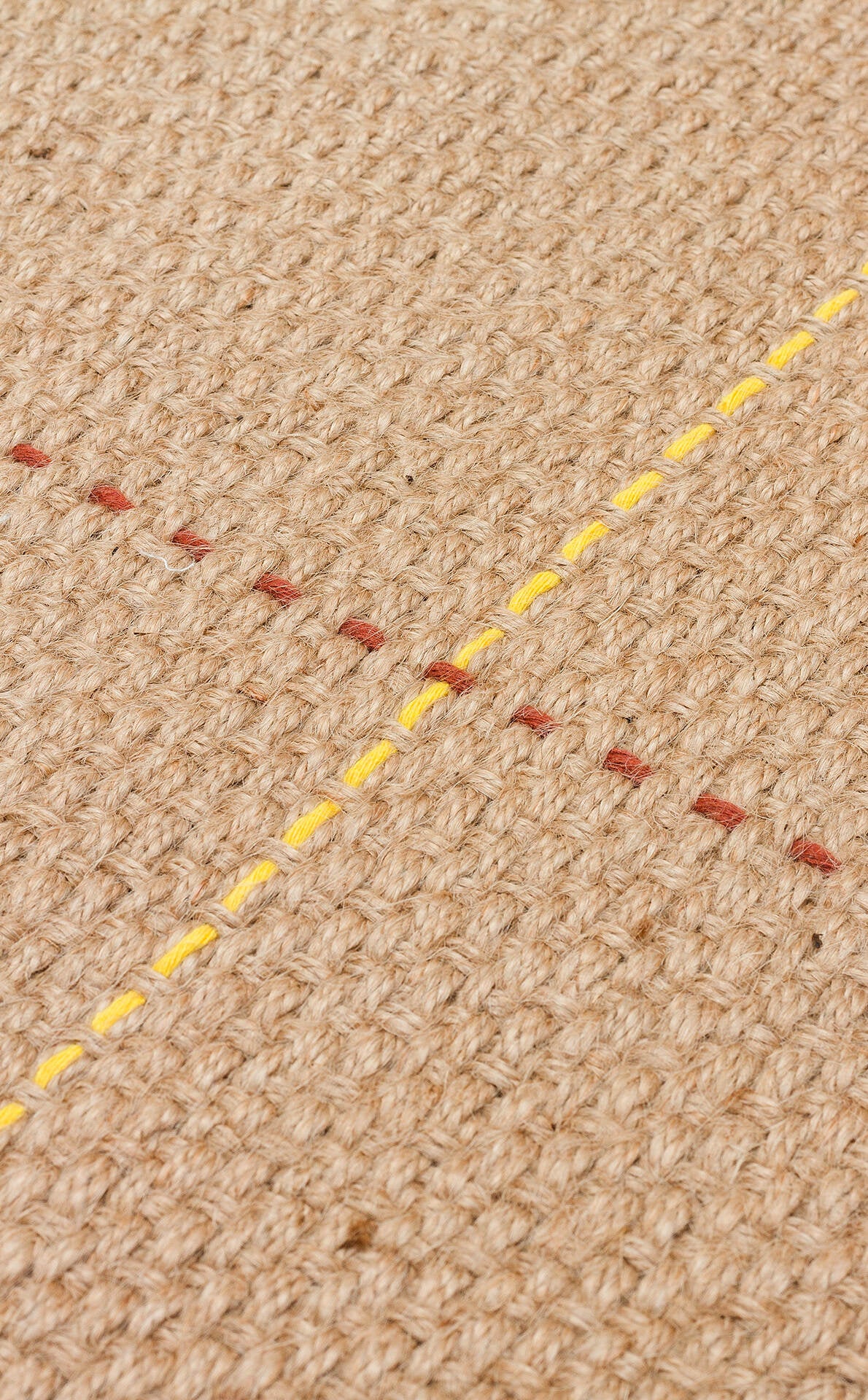 DLH 01 MULTY - DELHİ - Jüt ve Pamuk ile Üretilen Çift Taraflı Modern Kilim