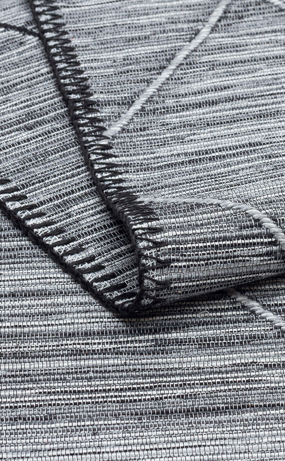 Arya Craft ARC 02 Gri - Yıkanabilir Çift Taraflı Modern Dokuma Kilim