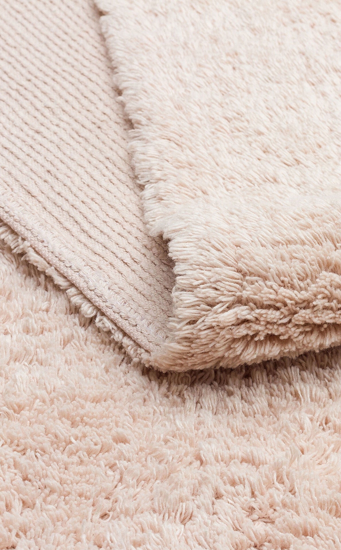 Cotton Boon CBN Plain Bej -Yıkanabilir Kaymaz Naturel Pamuk Bebek Halısı