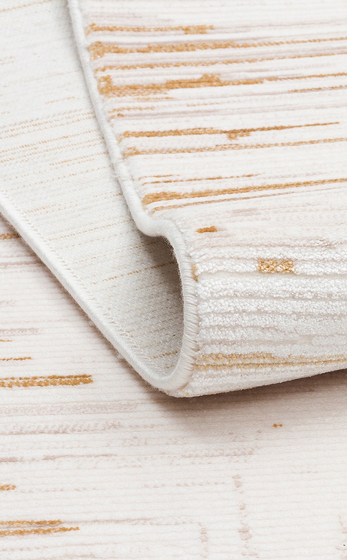 LKY 01 CREAM GOLD - LYKIA - Sade ve Modern Akrilik Makine Halısı