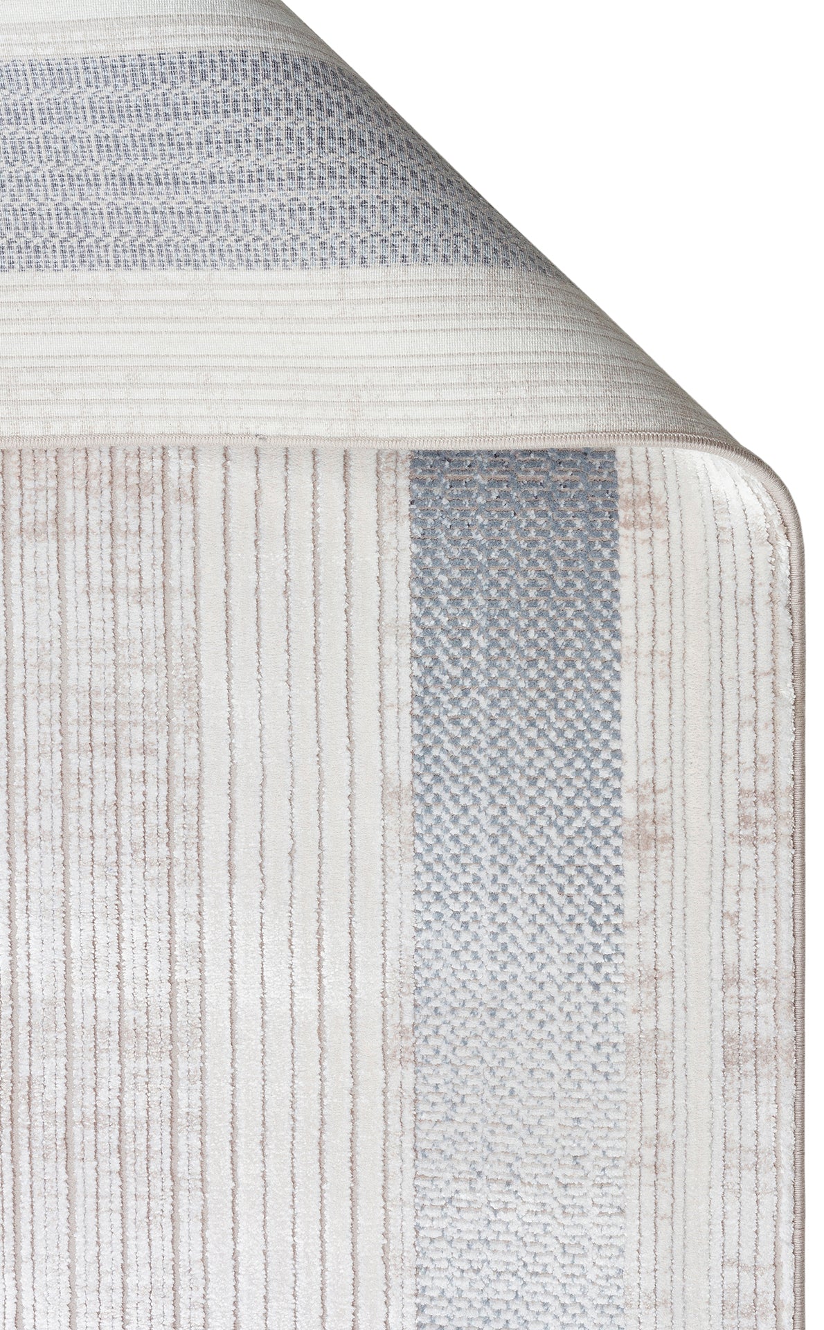 MHL 13 CREAM BLUE - MAHAL - Klasik Desenli Yüksek Kalite Sık Dokuma Salon Halısı